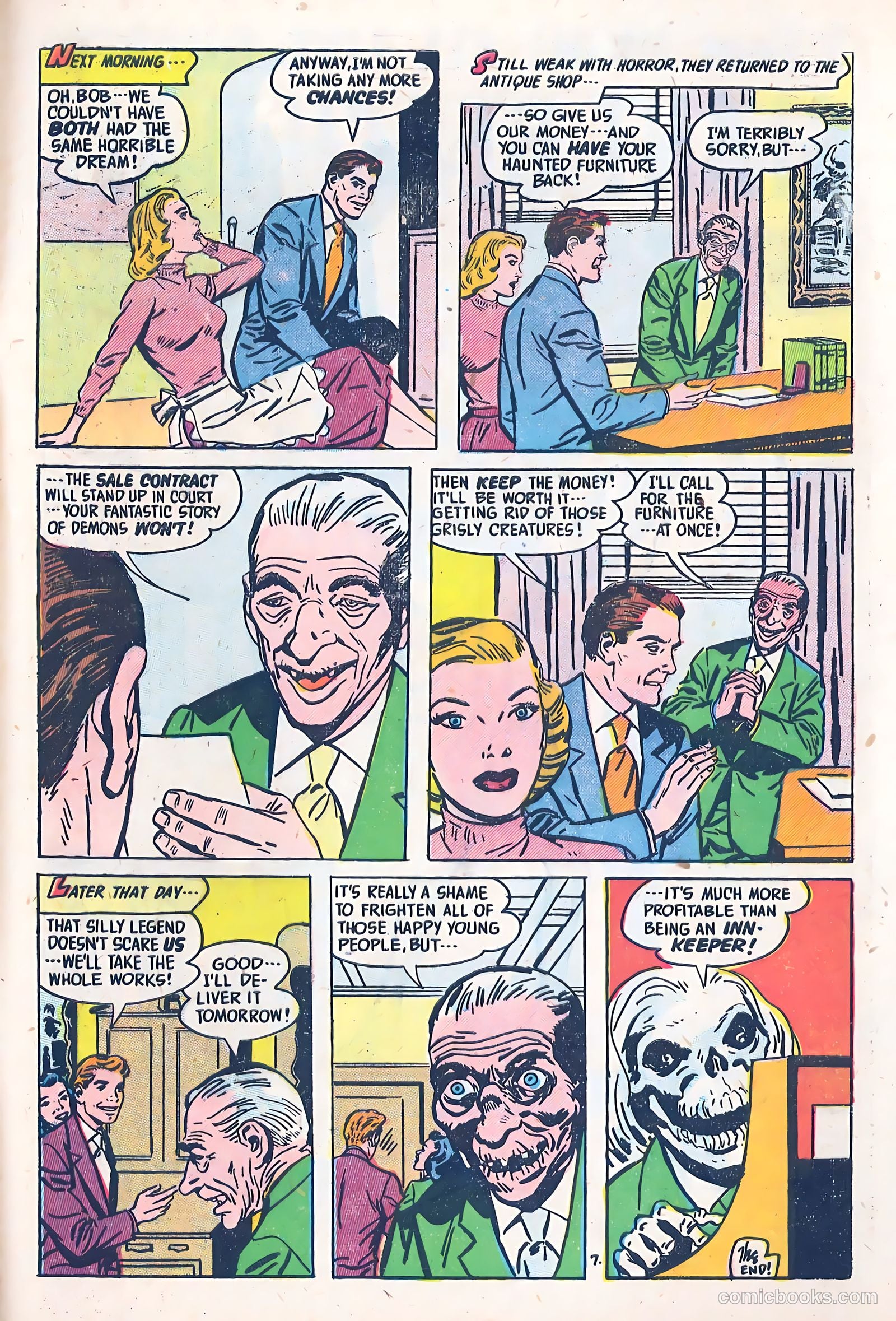Adventures into the Unknown #46 (1953) — page 33 of 36