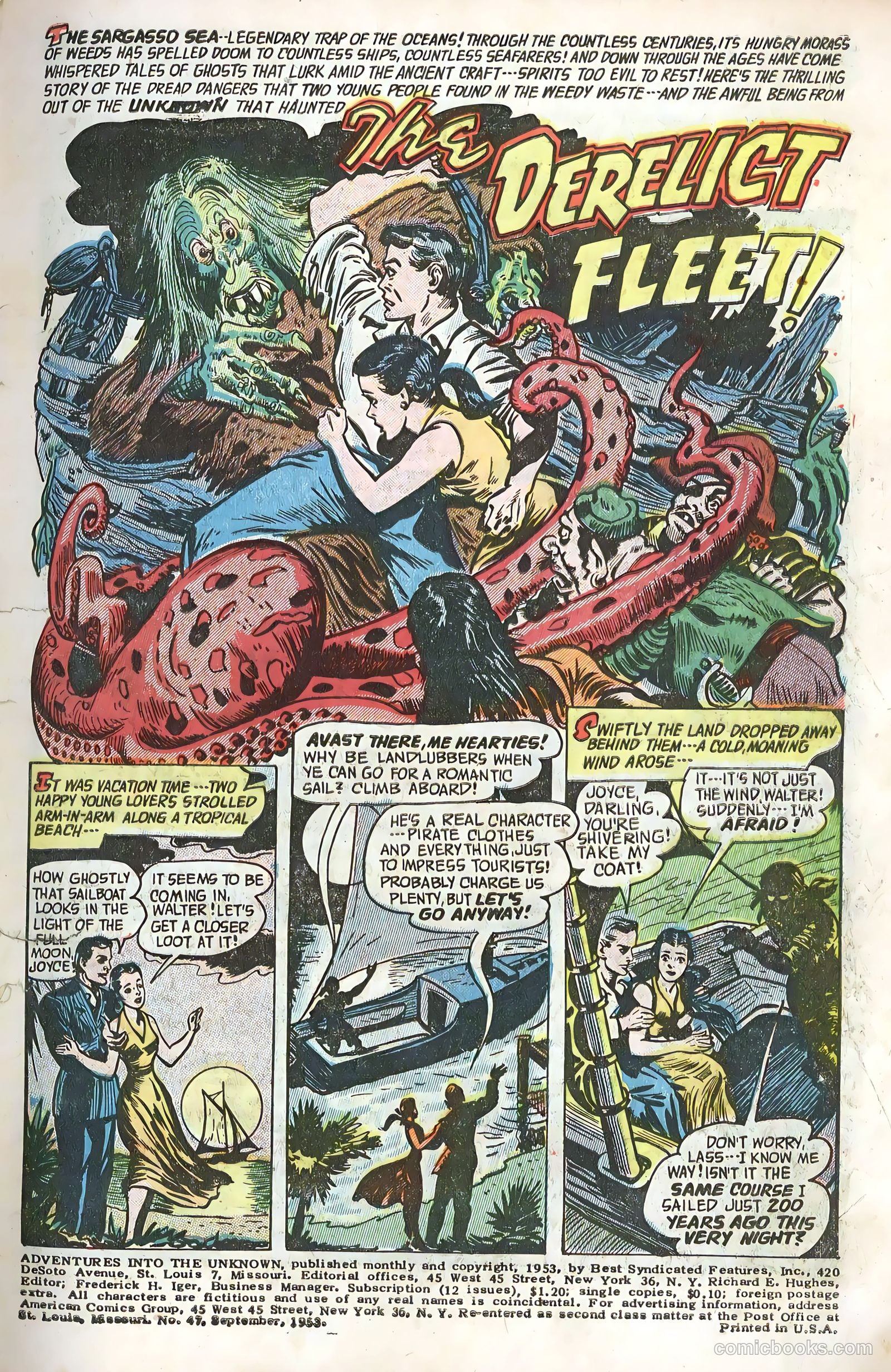 Adventures into the Unknown #47 (1953) — page 3 of 36