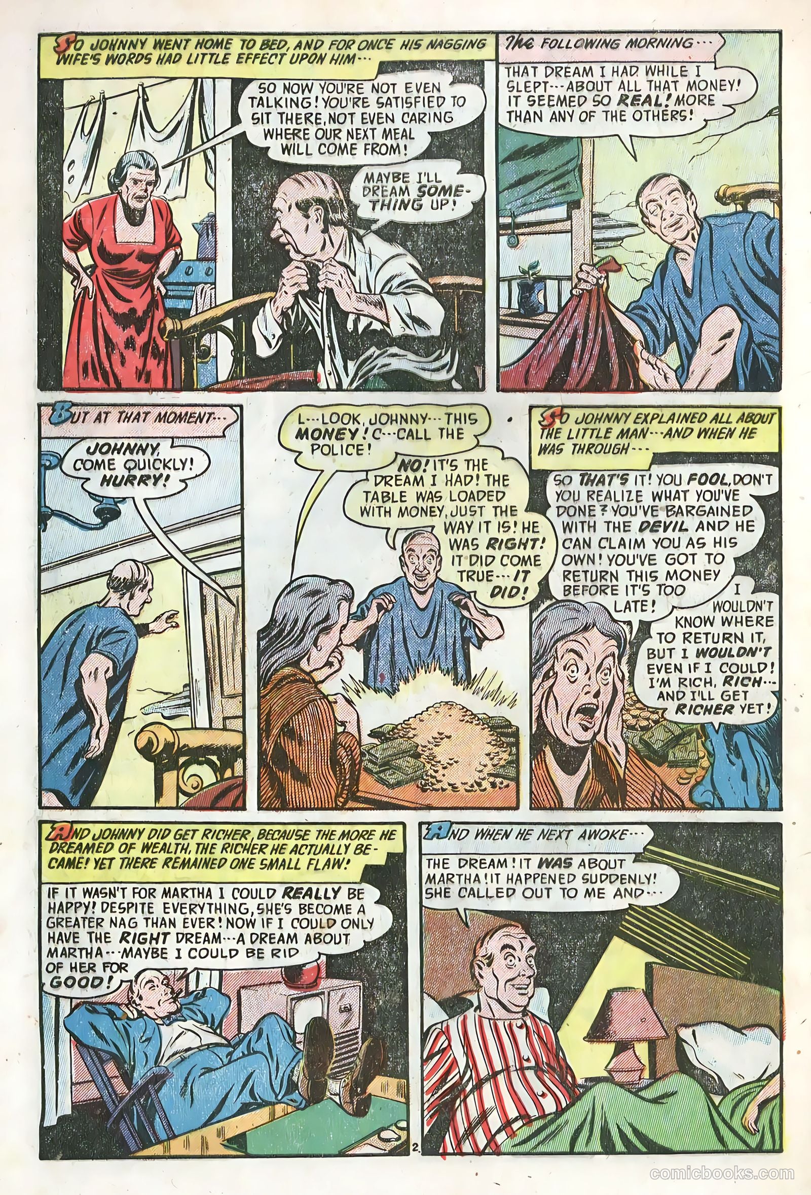 Adventures into the Unknown #47 (1953) — page 32 of 36