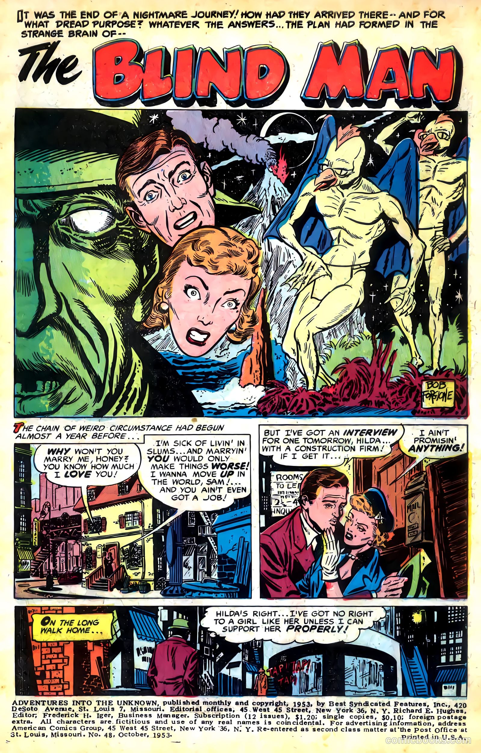 Adventures into the Unknown #48 (1953) — page 3 of 36