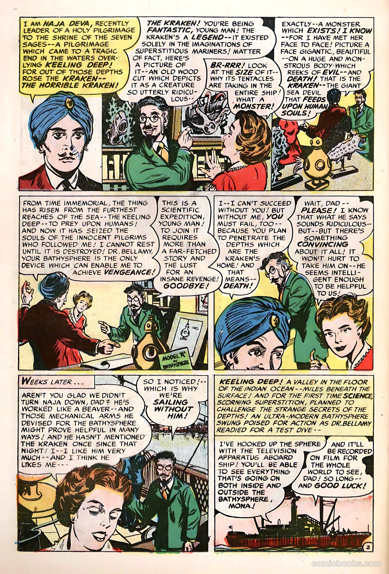 Adventures into the Unknown #49 (1953) — page 22 of 36