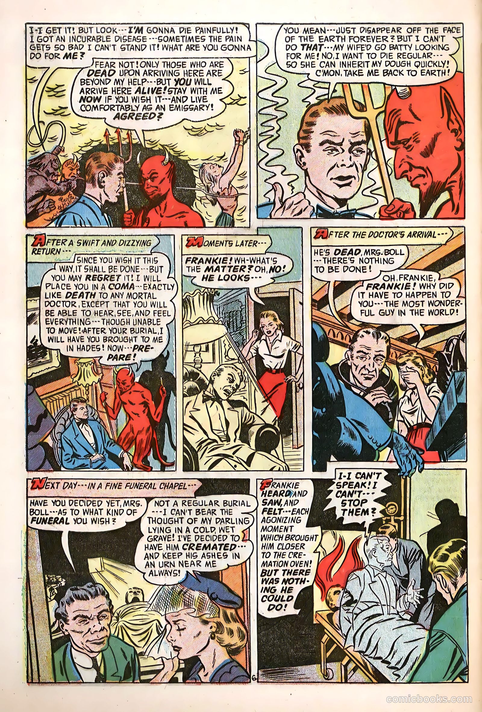 Adventures into the Unknown #49 (1953) — page 32 of 36