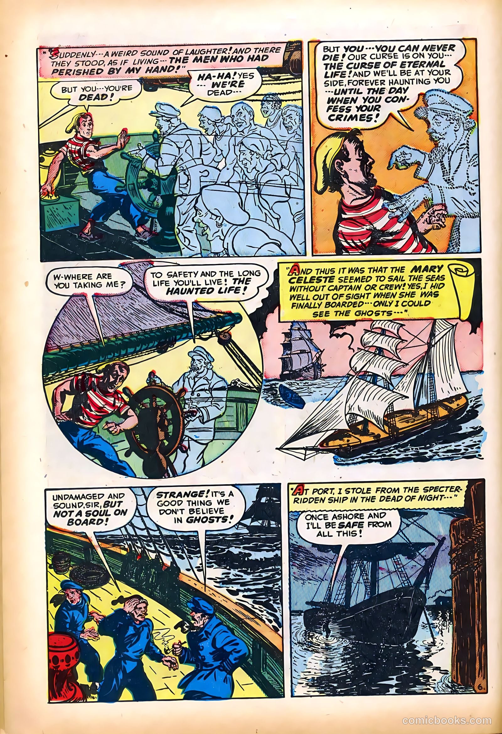 Adventures into the Unknown #5 (1949) — page 36 of 52