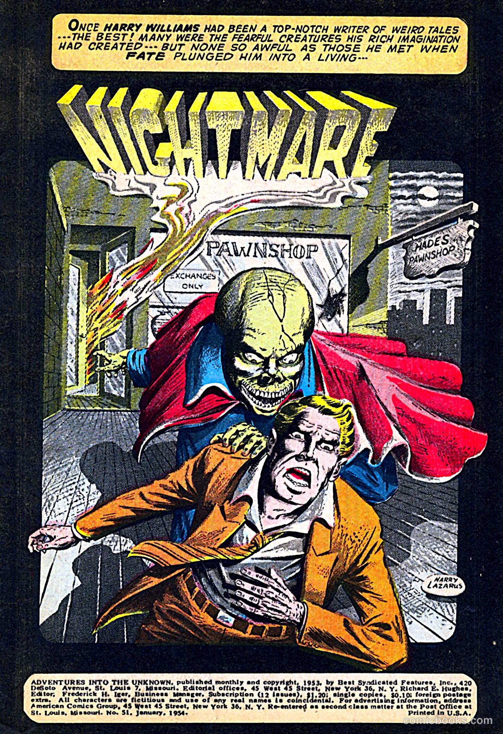 Adventures into the Unknown #51 (1954) — page 3 of 36