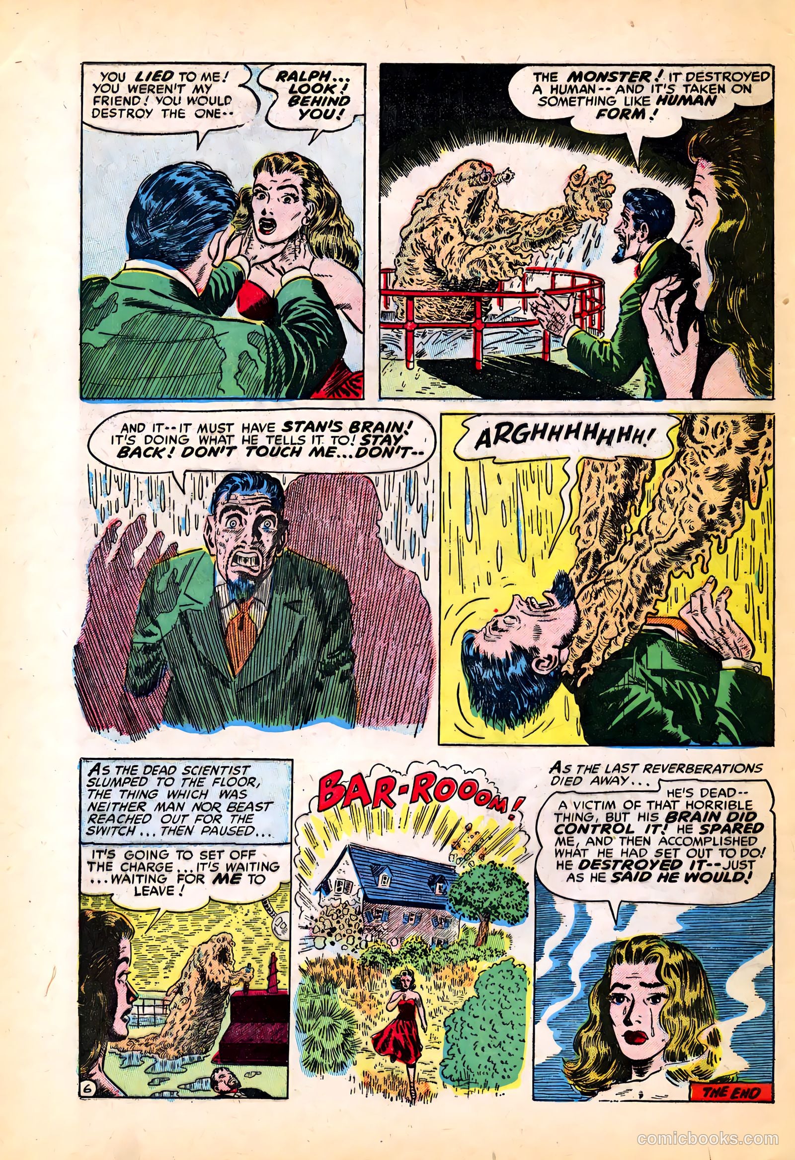 Adventures into the Unknown #51 (1954) — page 32 of 36