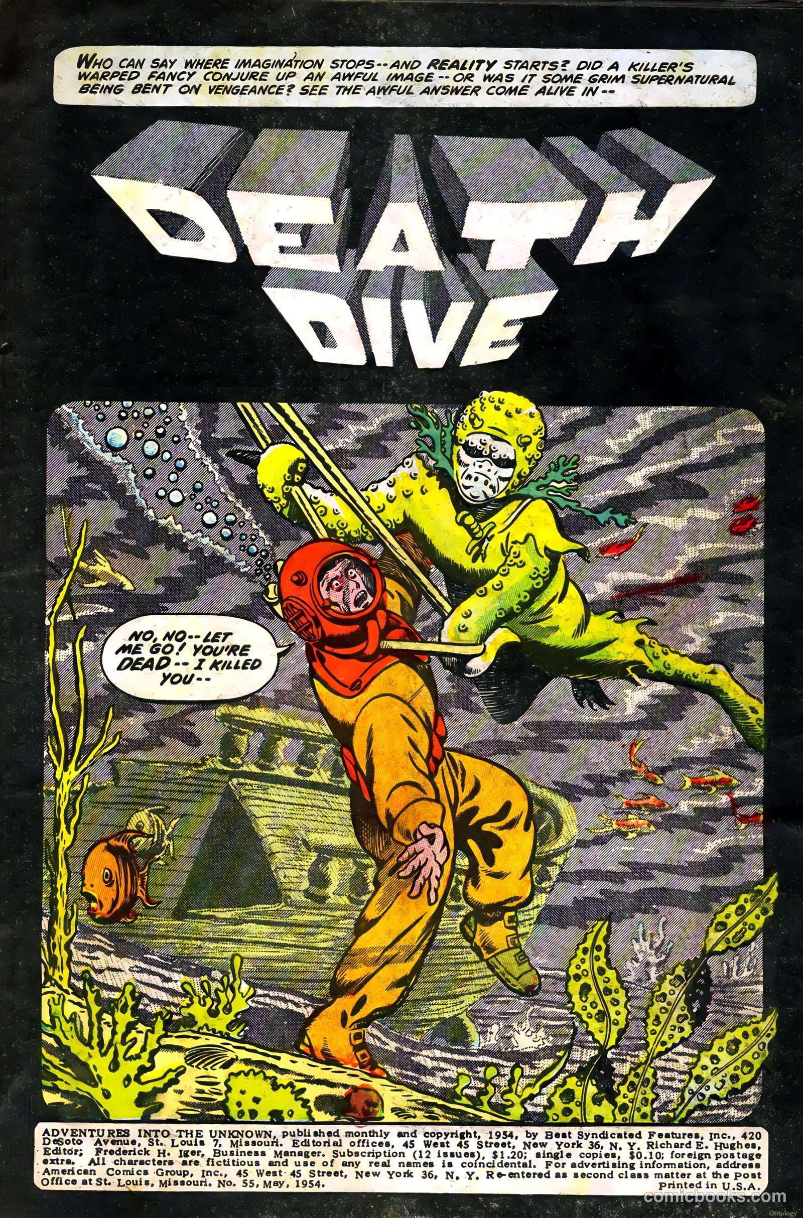 Adventures into the Unknown #55 (1954) — page 3 of 36