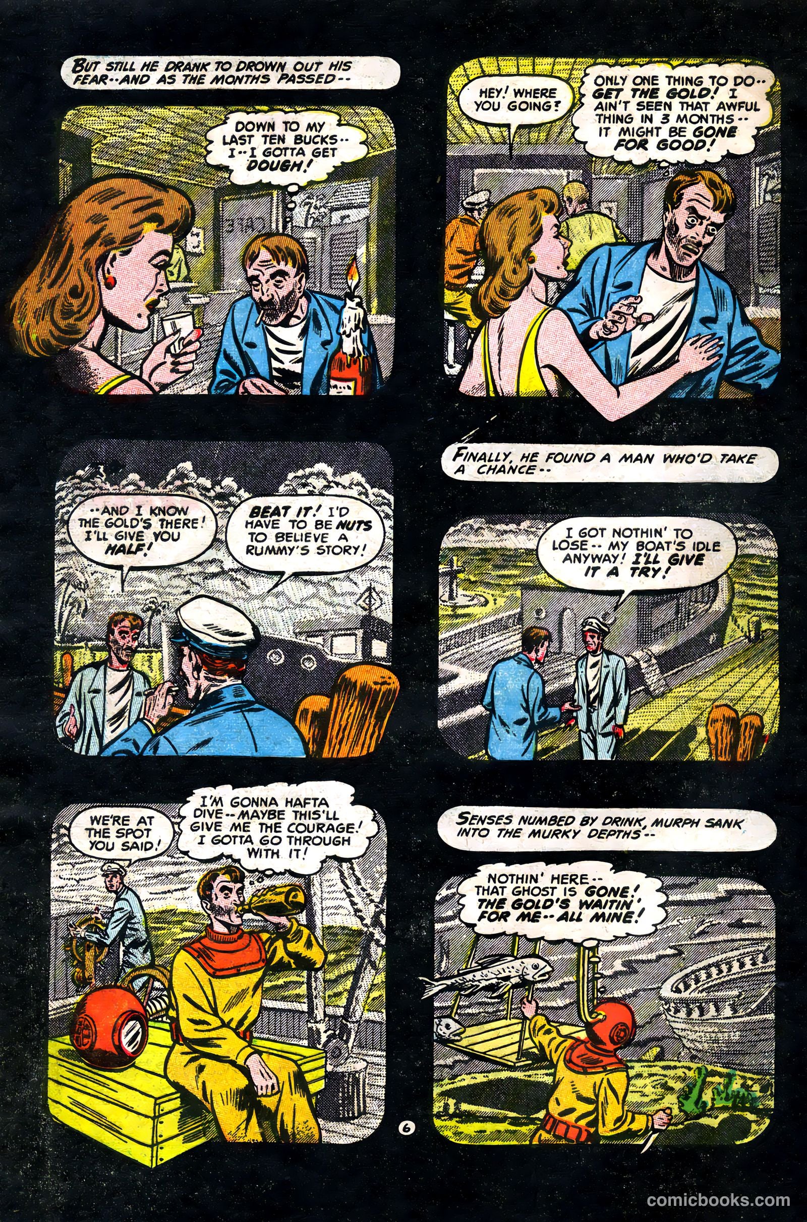 Adventures into the Unknown #55 (1954) — page 8 of 36
