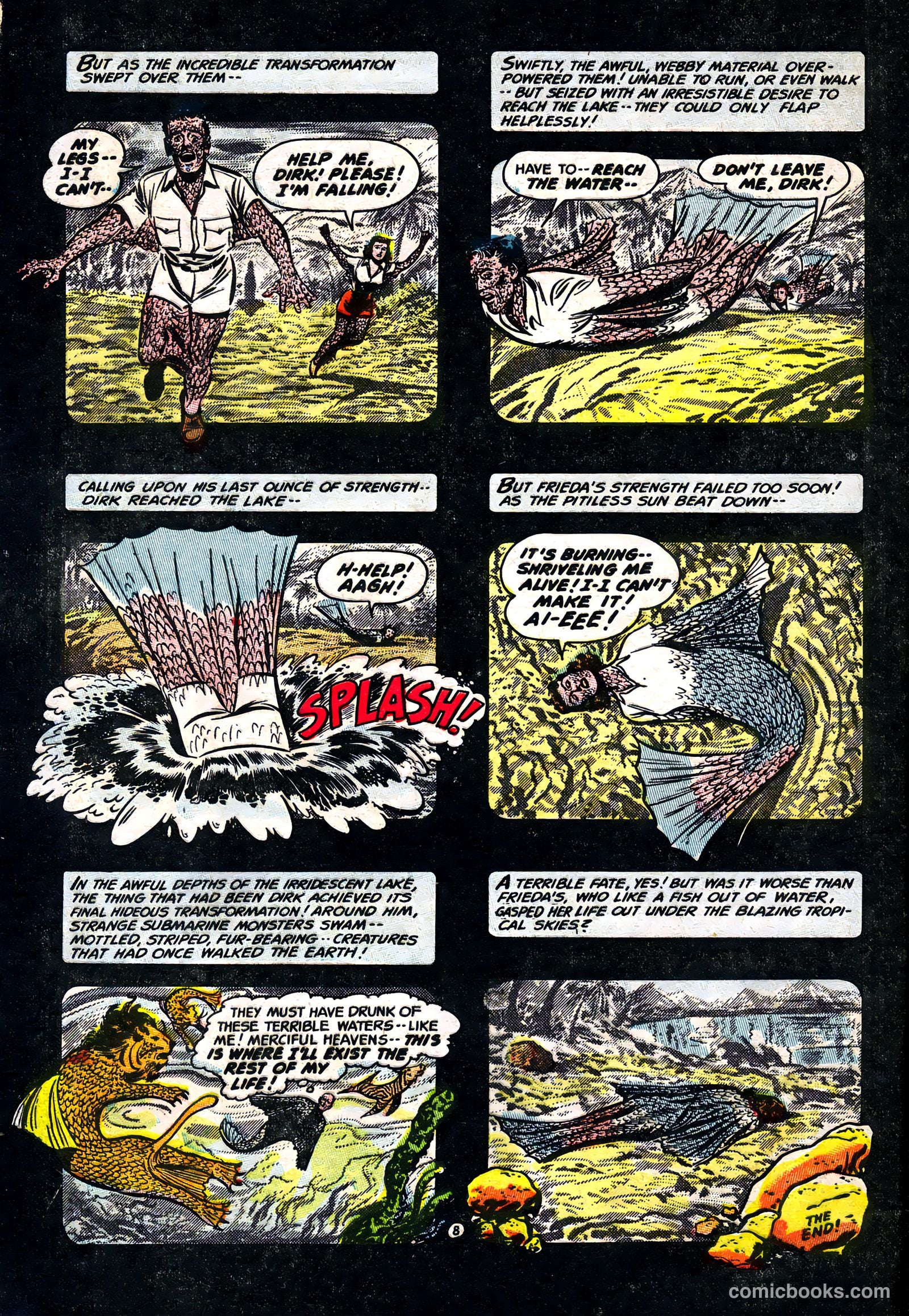 Adventures into the Unknown #56 (1954) — page 32 of 36