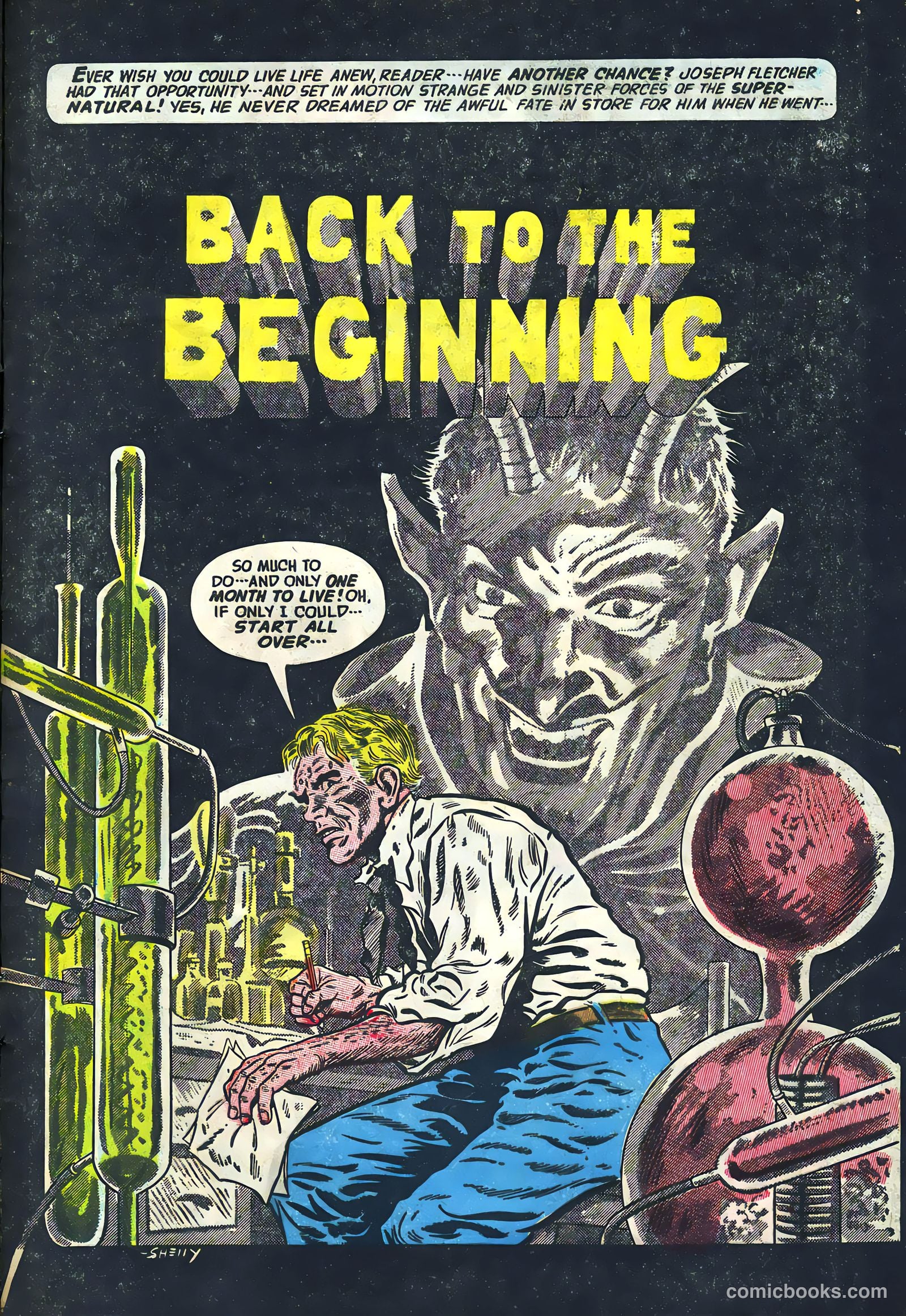 Adventures into the Unknown #57 (1954) — page 27 of 36