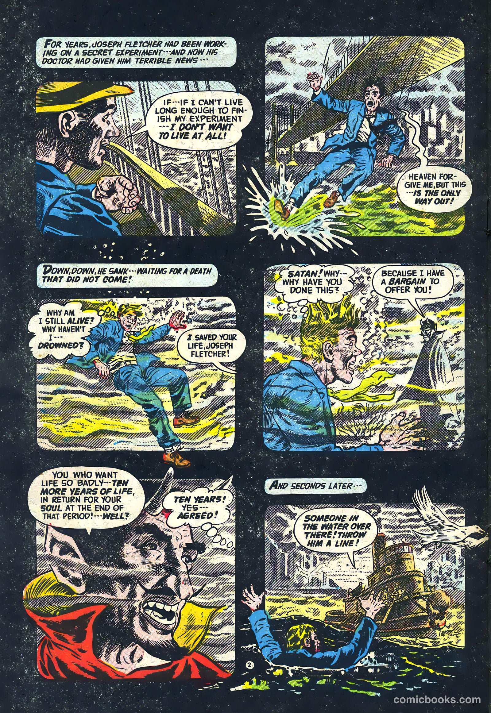 Adventures into the Unknown #57 (1954) — page 28 of 36