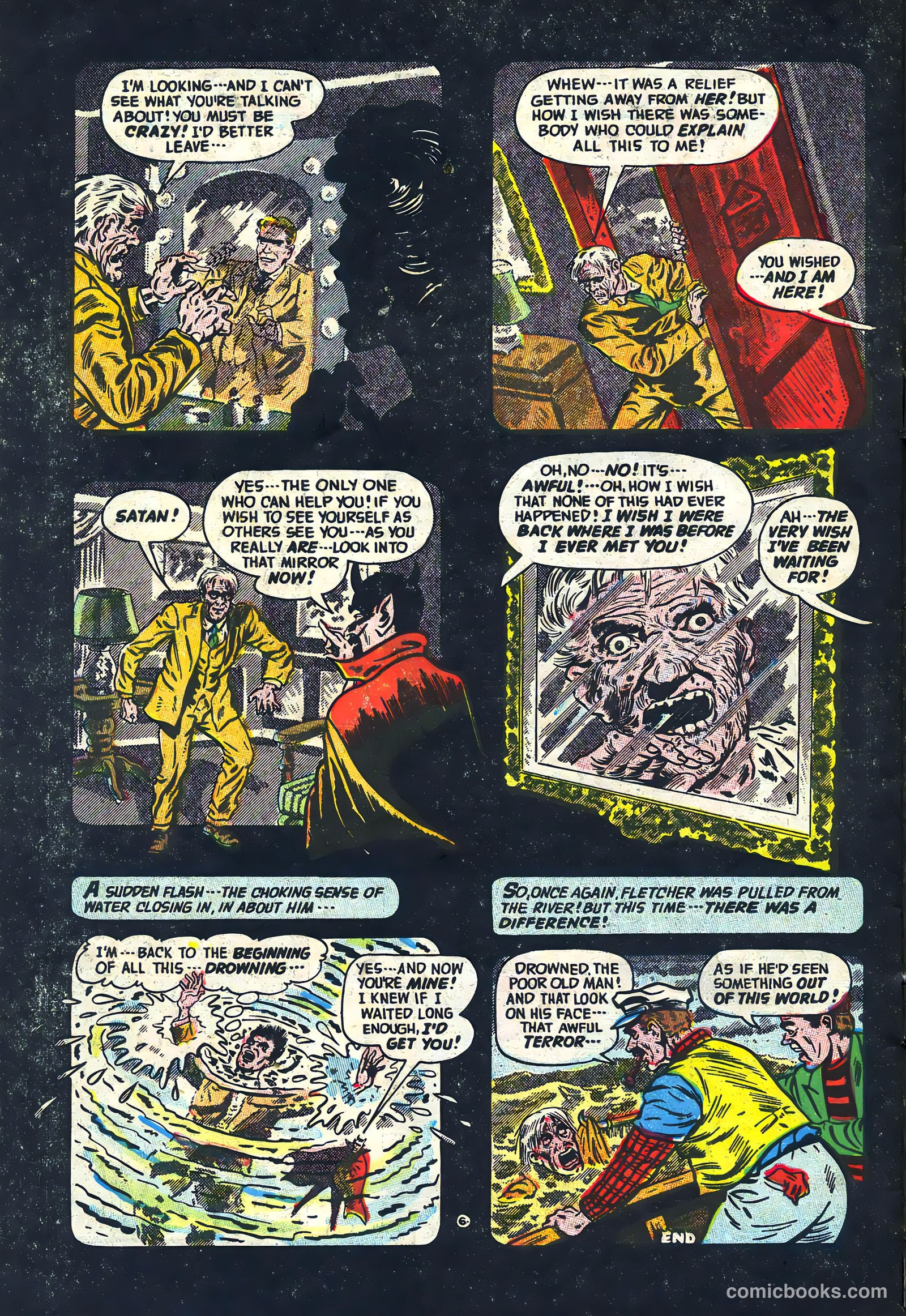 Adventures into the Unknown #57 (1954) — page 32 of 36