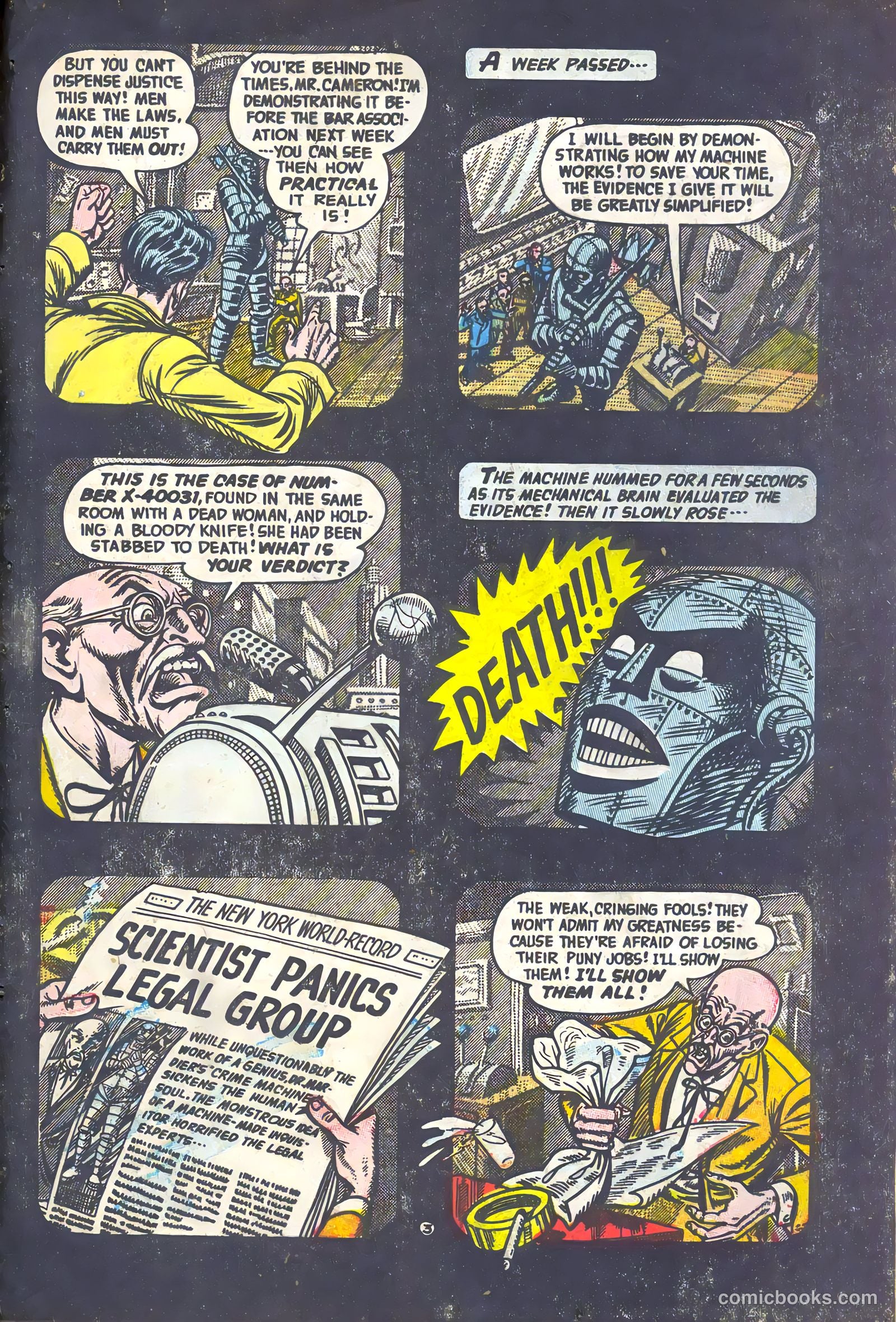 Adventures into the Unknown #58 (1954) — page 25 of 36