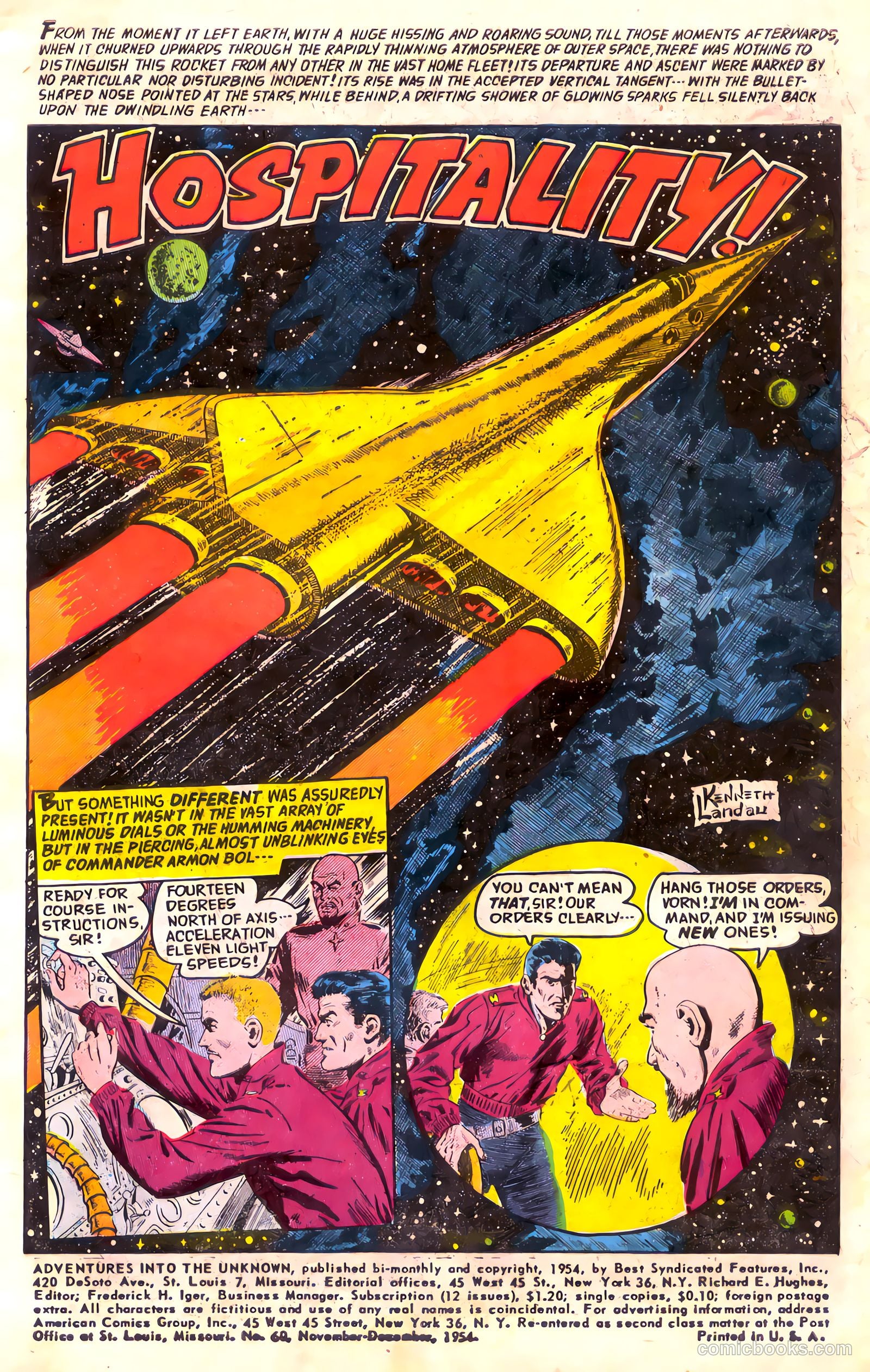 Adventures into the Unknown #60 (1954) — page 3 of 36
