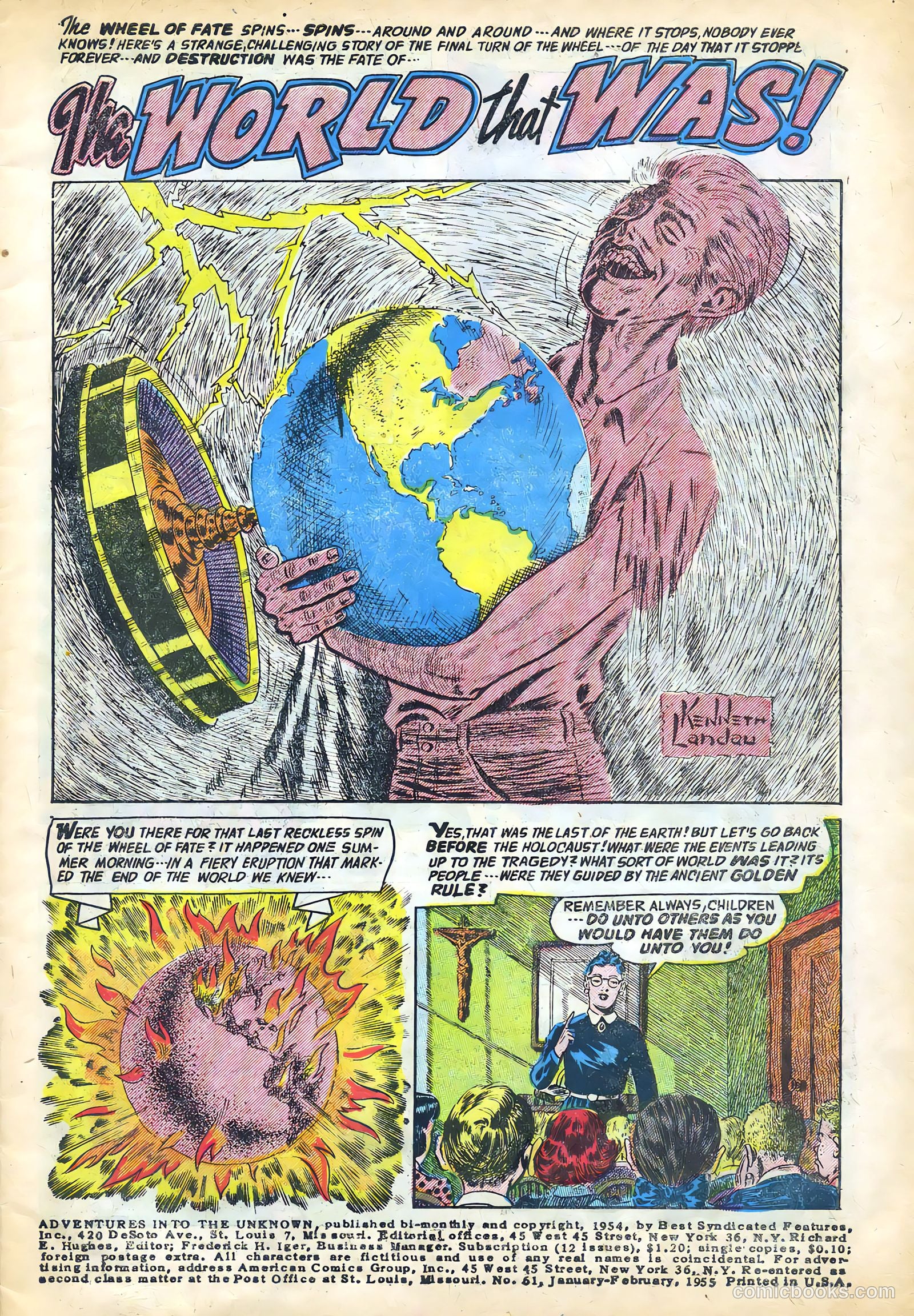 Adventures into the Unknown #61 (1955) — page 3 of 36
