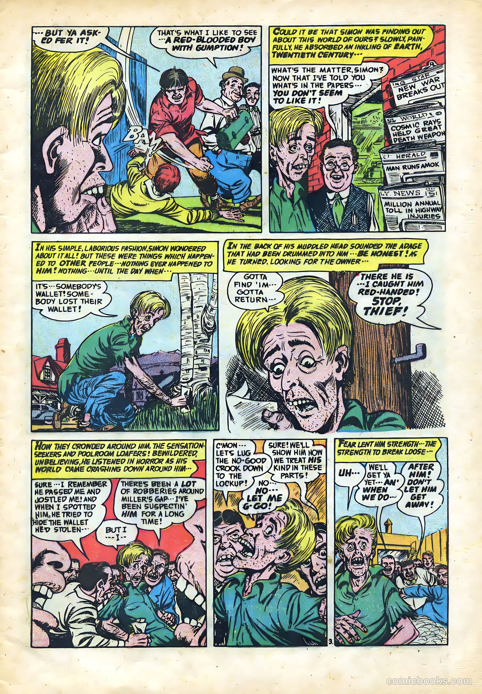 Adventures into the Unknown #61 (1955) — page 5 of 36