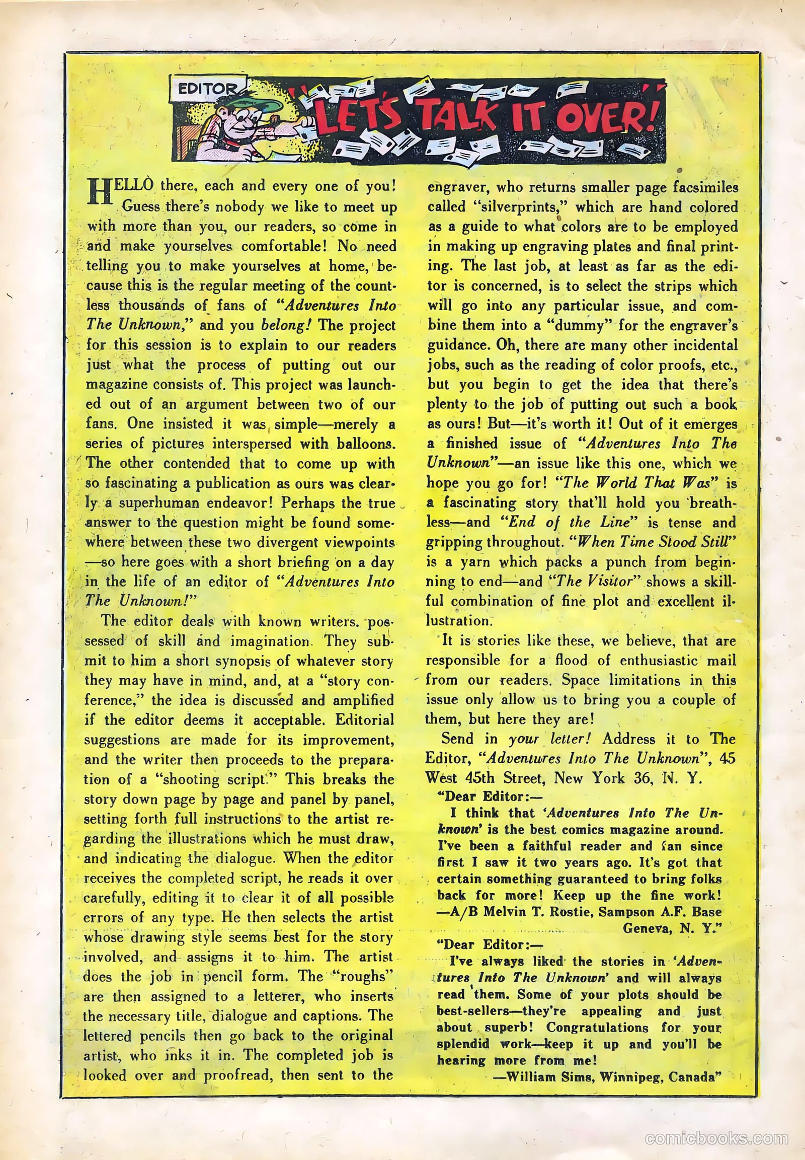 Adventures into the Unknown #61 (1955) — page 22 of 36