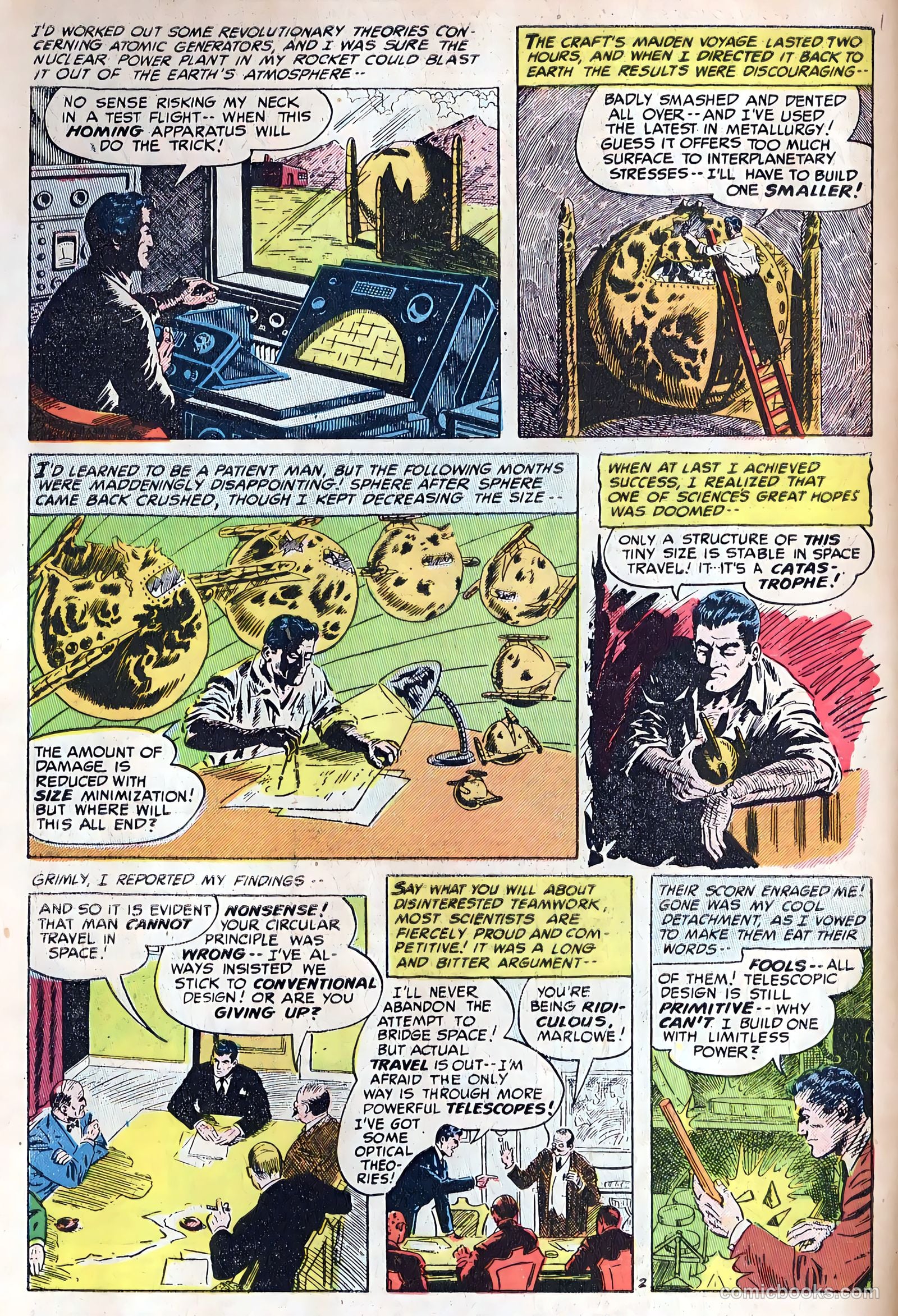 Adventures into the Unknown #63 (1955) — page 4 of 36
