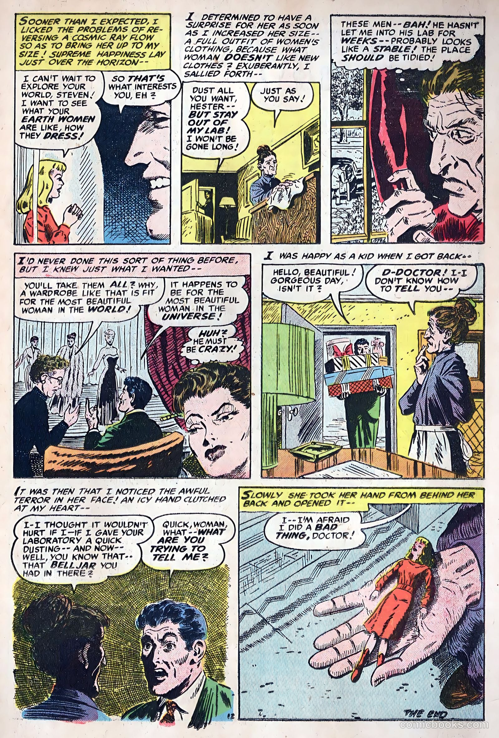 Adventures into the Unknown #63 (1955) — page 15 of 36