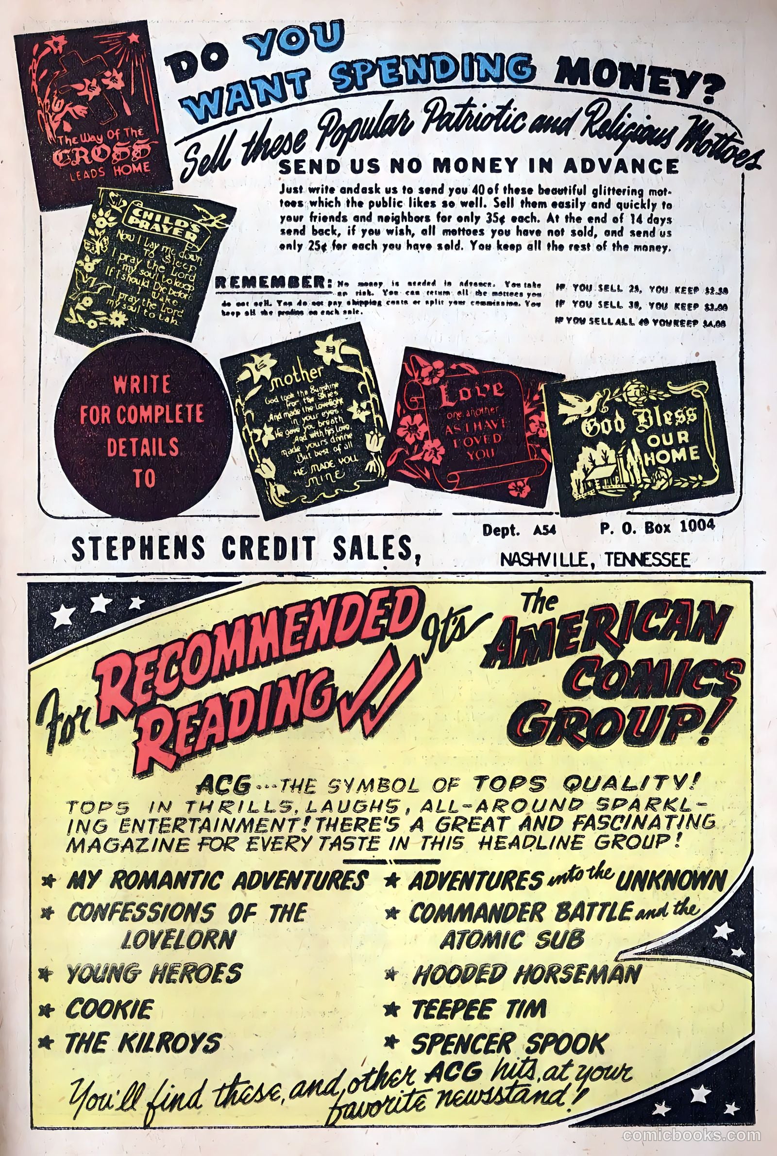 Adventures into the Unknown #63 (1955) — page 25 of 36