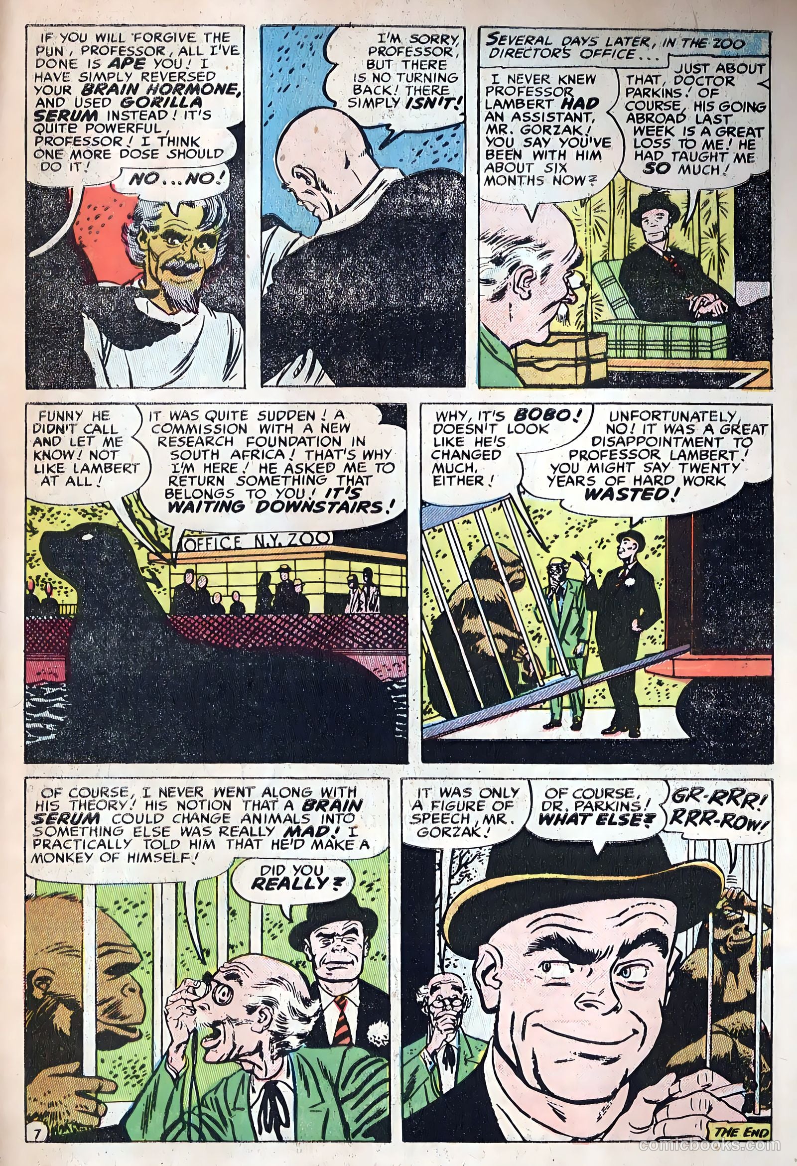 Adventures into the Unknown #63 (1955) — page 33 of 36