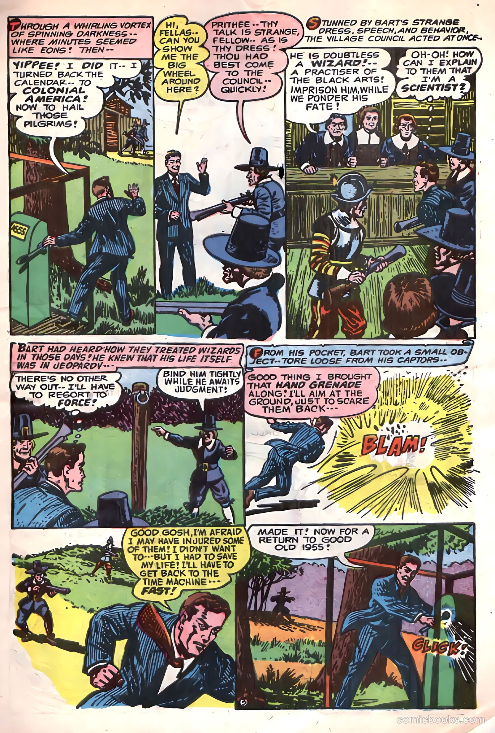 Adventures into the Unknown #64 (1955) — page 31 of 36