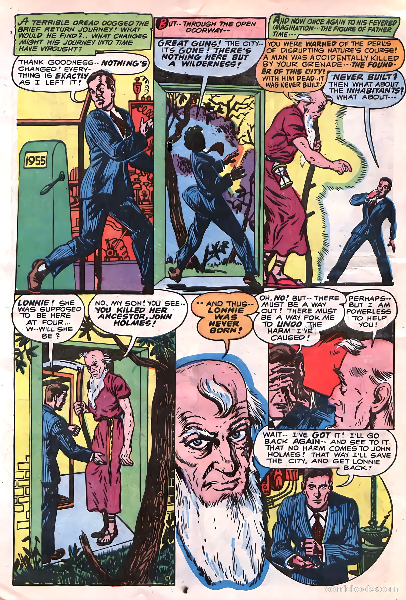 Adventures into the Unknown #64 (1955) — page 32 of 36