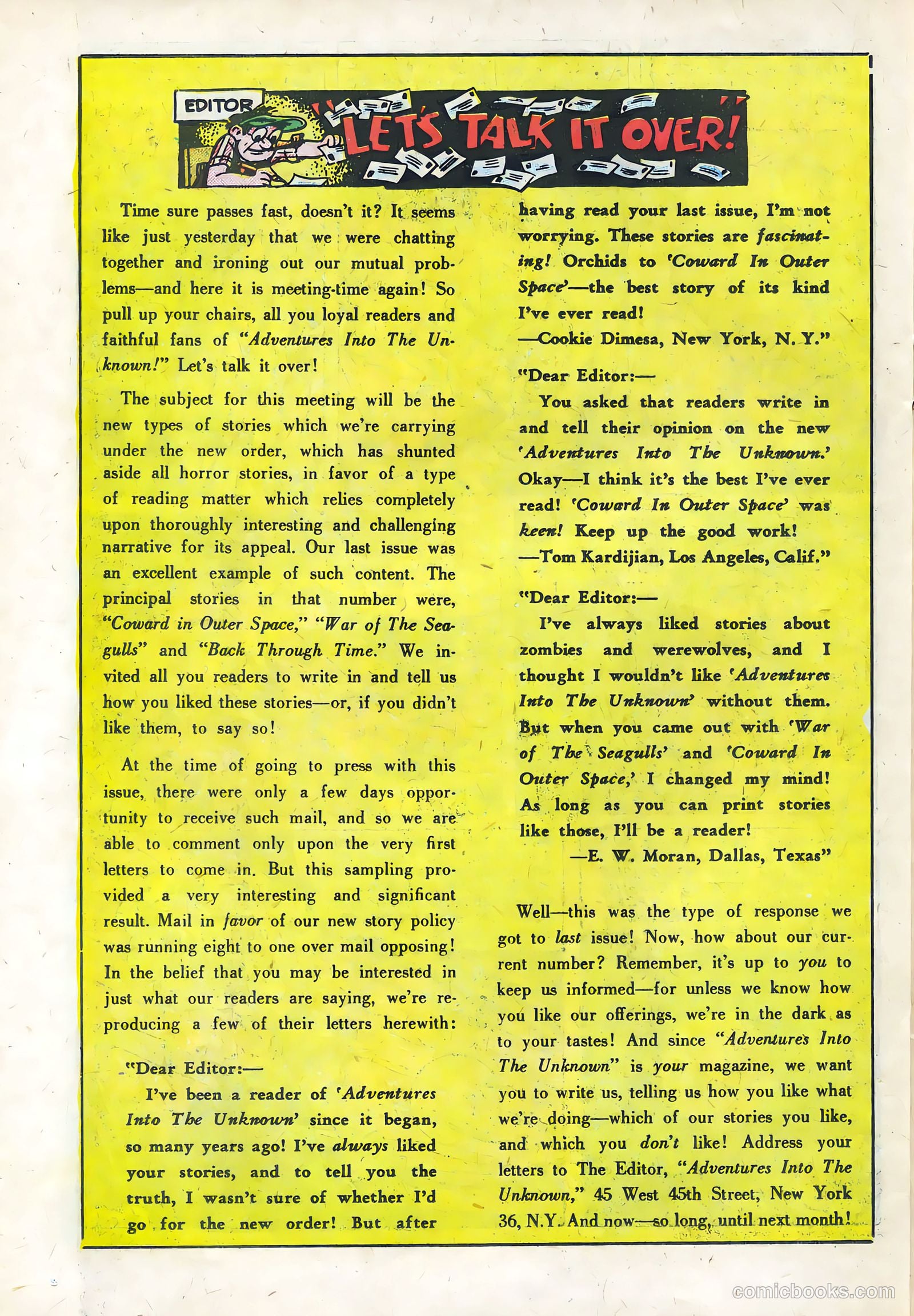 Adventures into the Unknown #65 (1955) — page 22 of 36