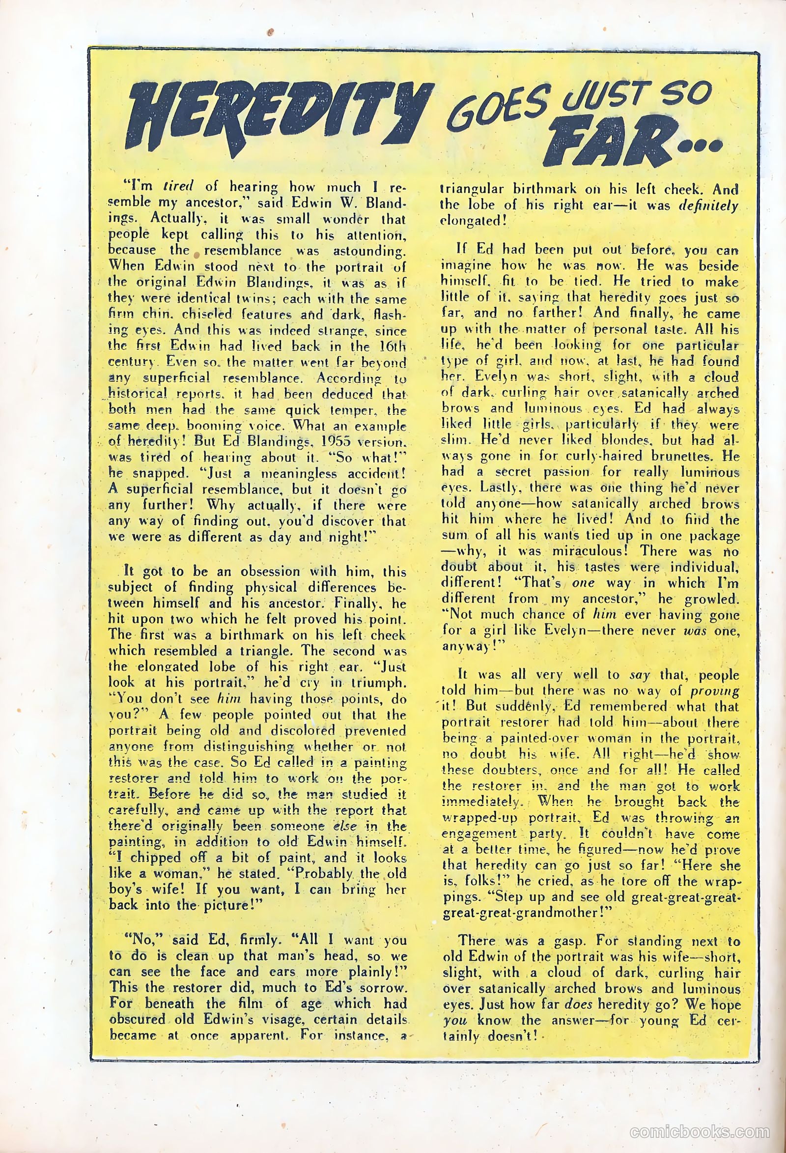 Adventures into the Unknown #67 (1955) — page 16 of 36