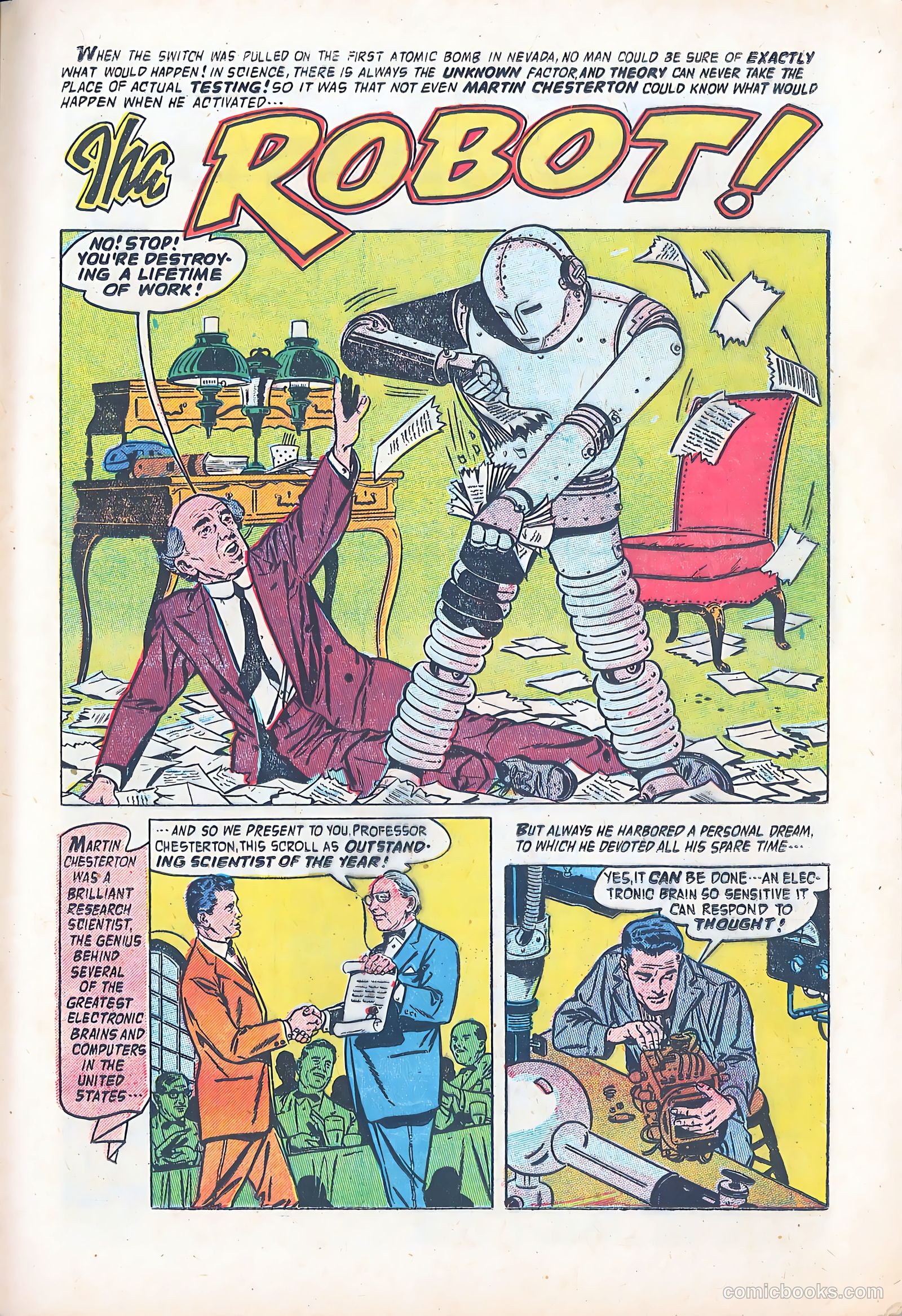 Adventures into the Unknown #67 (1955) — page 25 of 36