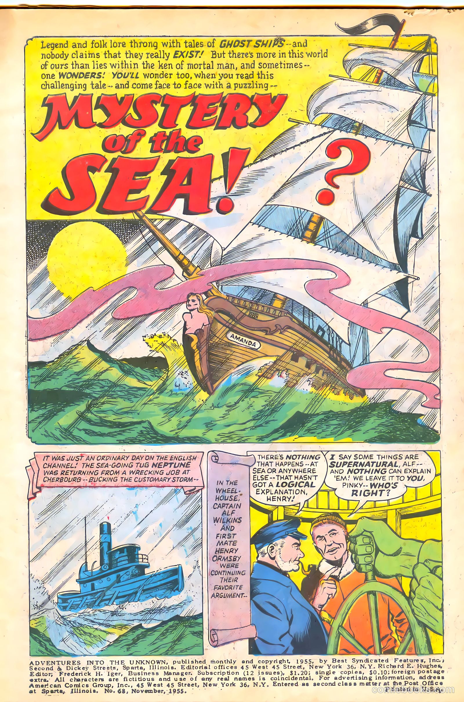 Adventures into the Unknown #68 (1955) — page 3 of 36