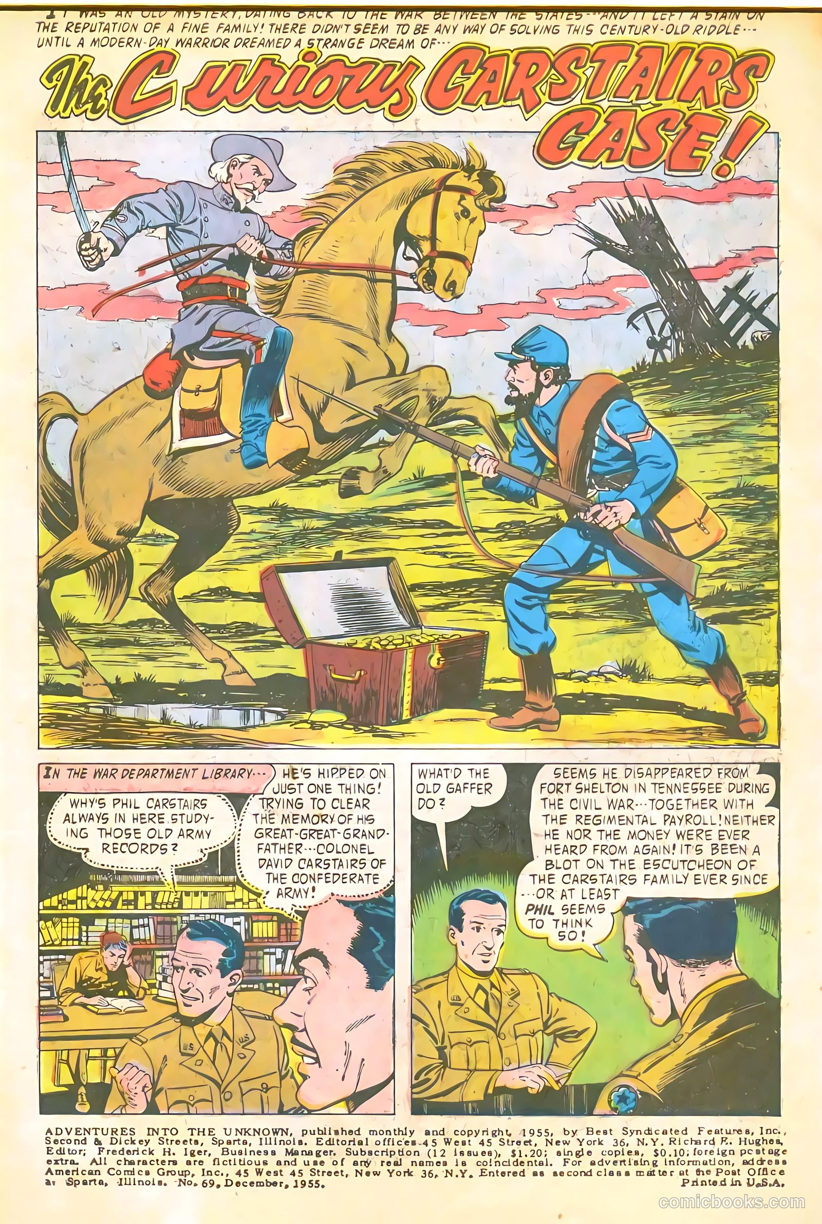 Adventures into the Unknown #69 (1955) — page 3 of 36