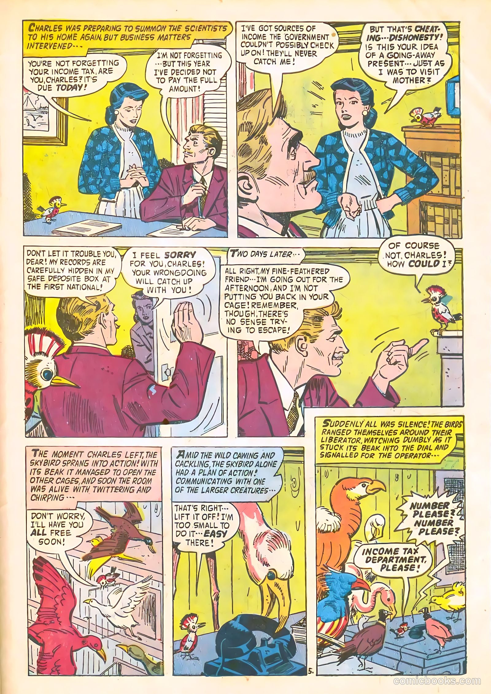 Adventures into the Unknown #69 (1955) — page 31 of 36