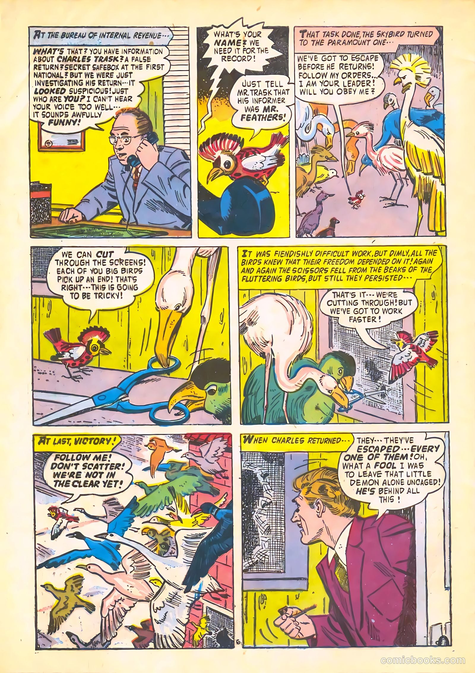 Adventures into the Unknown #69 (1955) — page 32 of 36