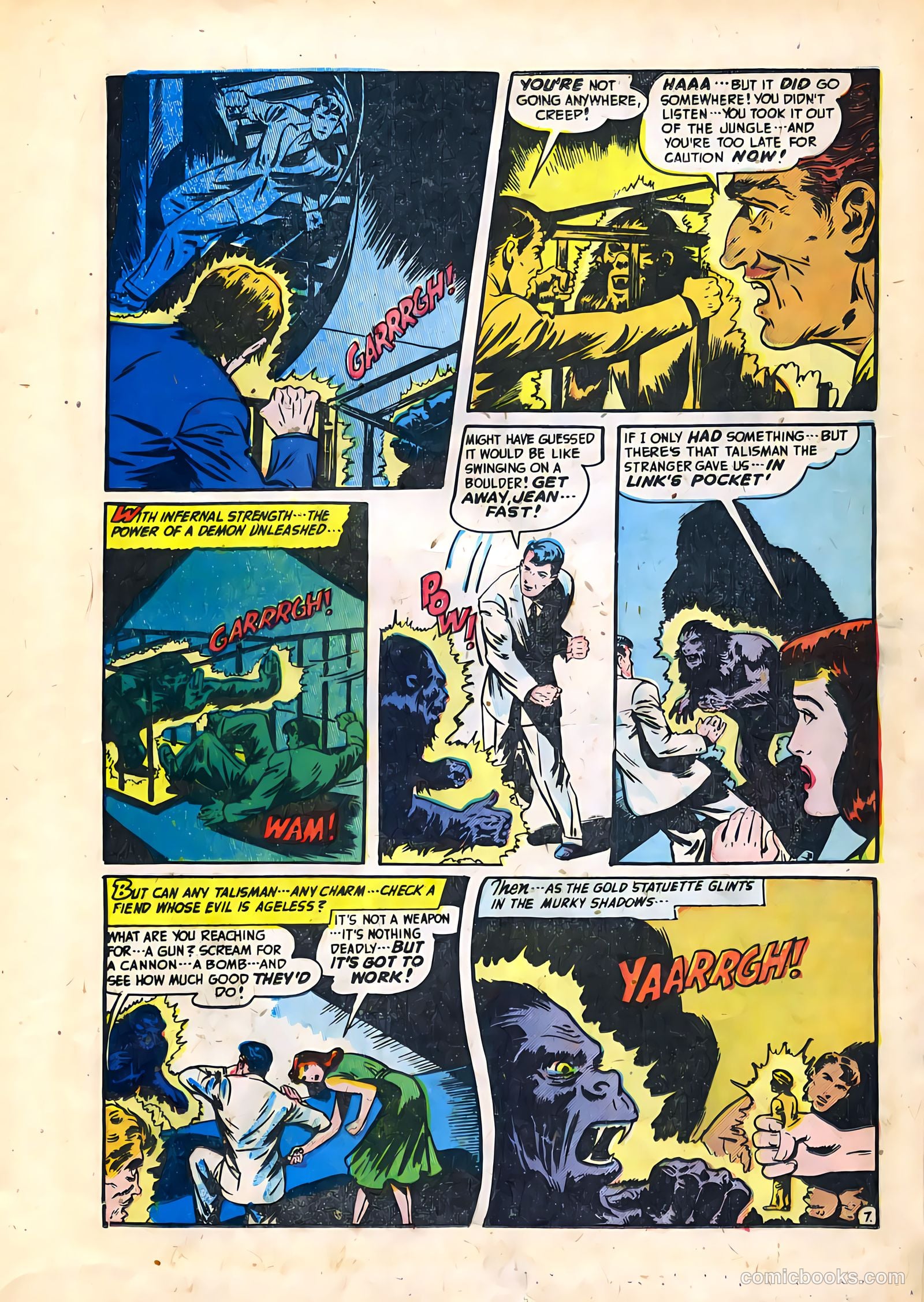 Adventures into the Unknown #7 (1949) — page 19 of 52