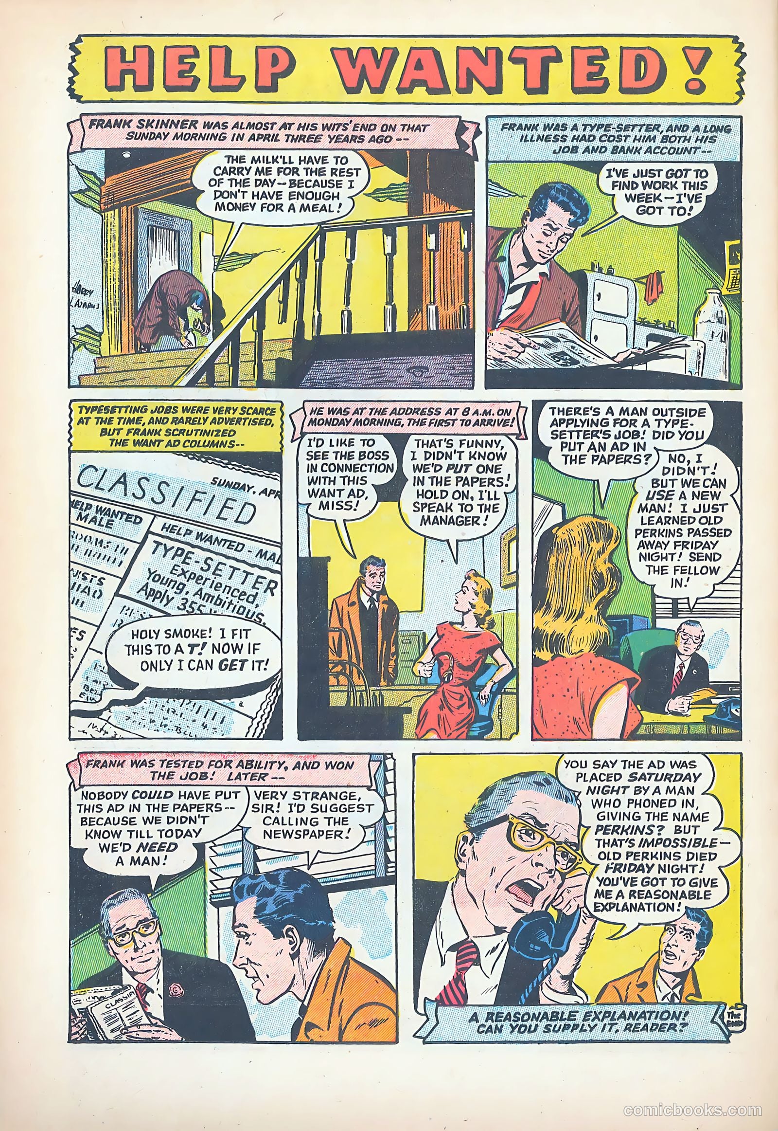 Adventures into the Unknown #71 (1956) — page 22 of 36