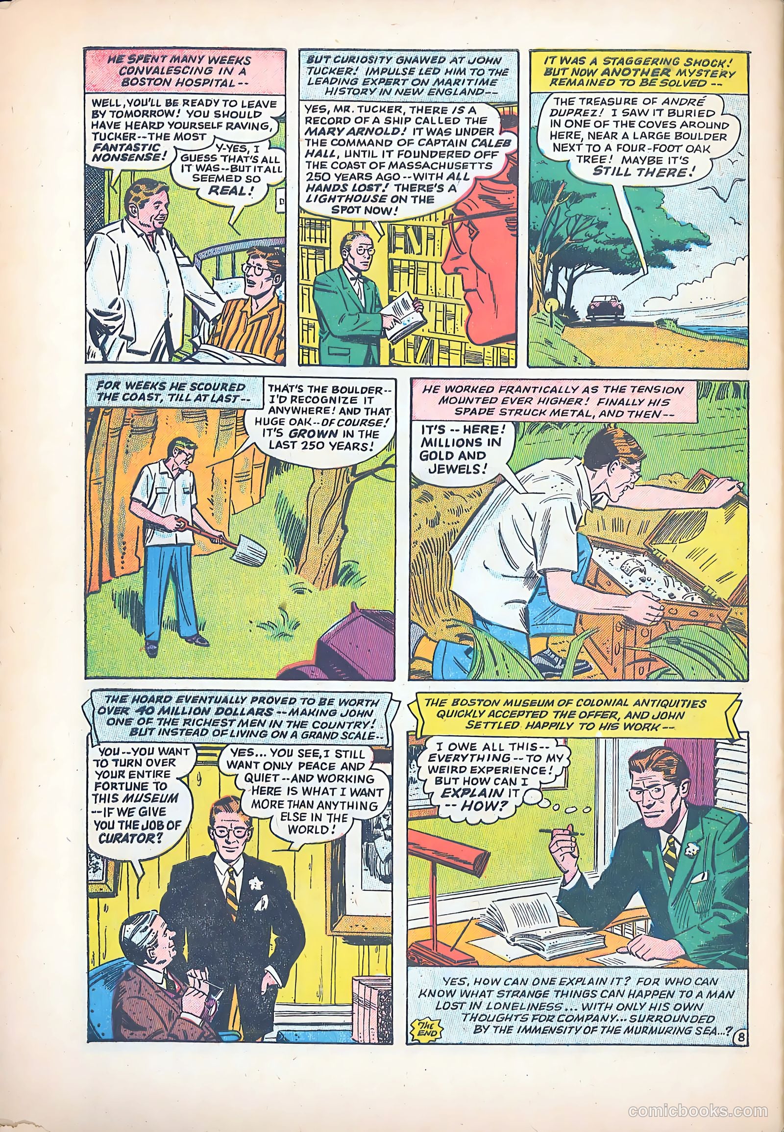Adventures into the Unknown #71 (1956) — page 32 of 36