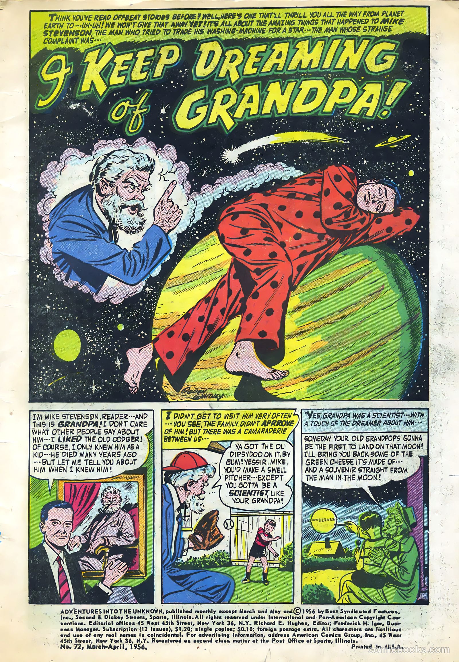Adventures into the Unknown #72 (1956) — page 3 of 36
