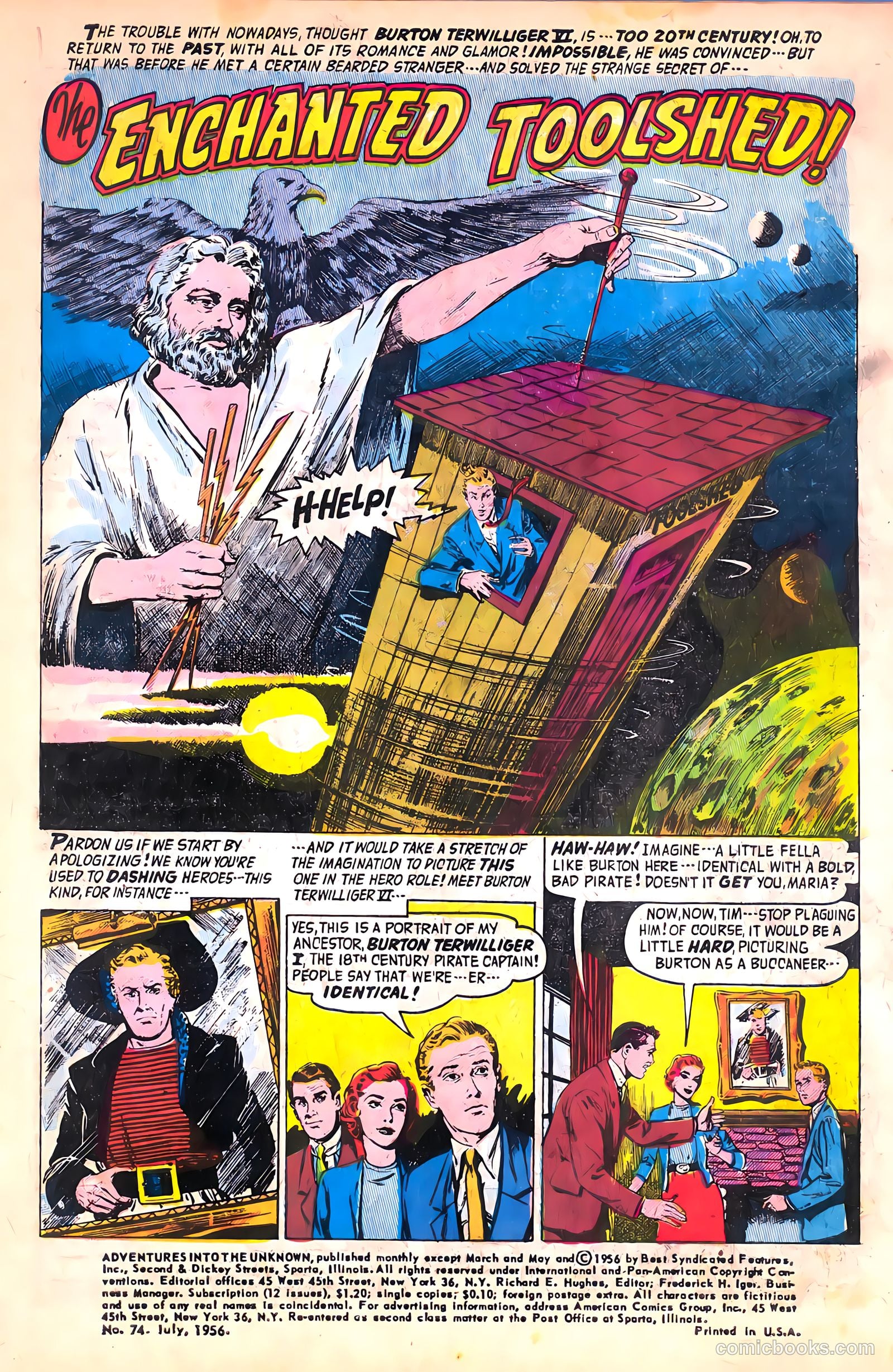 Adventures into the Unknown #74 (1956) — page 3 of 36