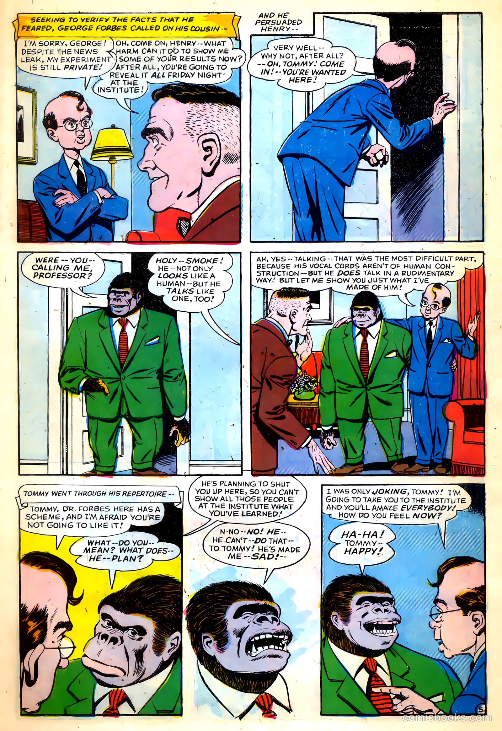 Adventures into the Unknown #76 (1956) — page 7 of 36