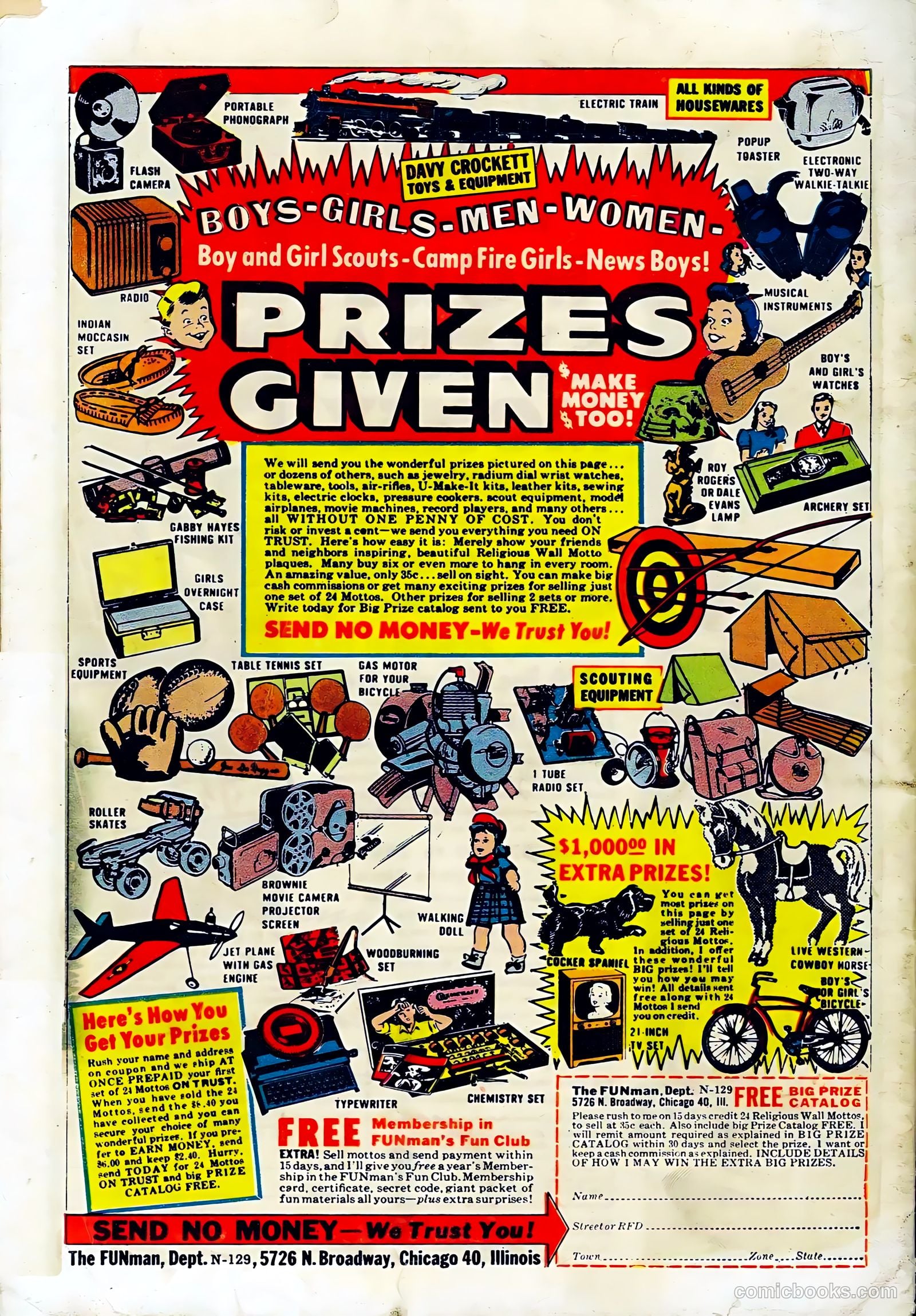 Adventures into the Unknown #76 (1956) — page 36 of 36