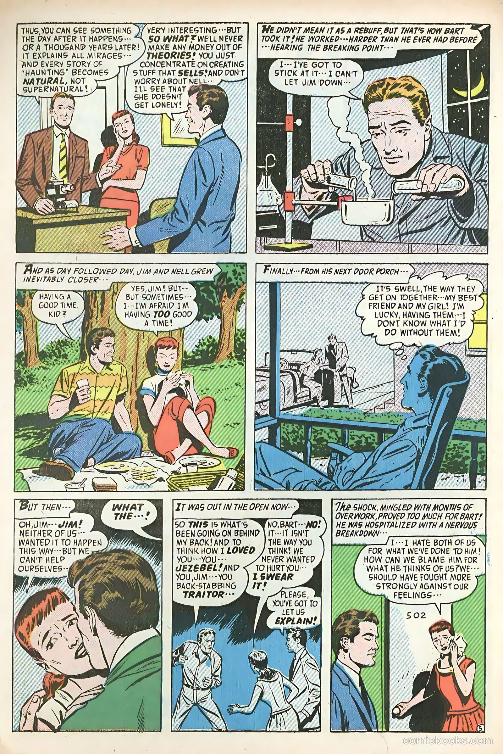 Adventures into the Unknown #77 (1956) — page 8 of 36