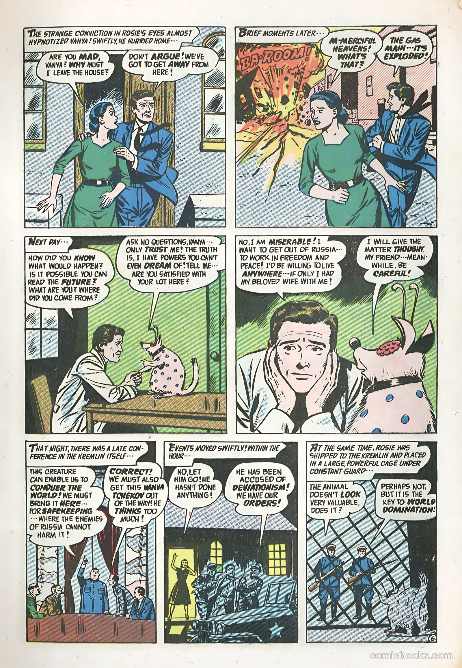 Adventures into the Unknown #78 (1956) — page 9 of 36