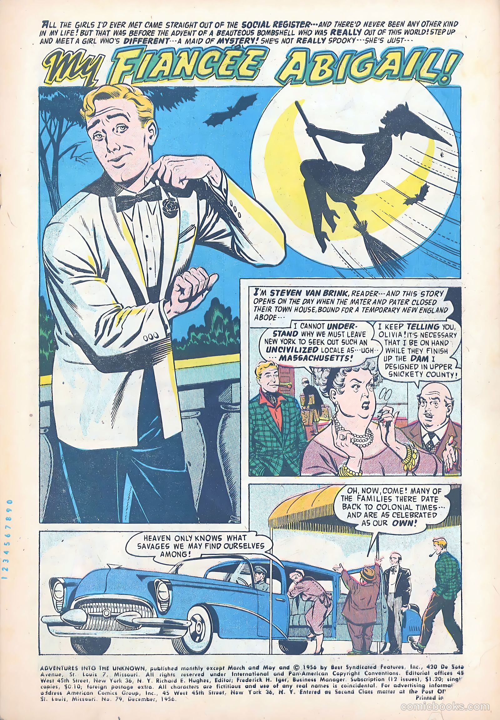Adventures into the Unknown #79 (1956) — page 3 of 36