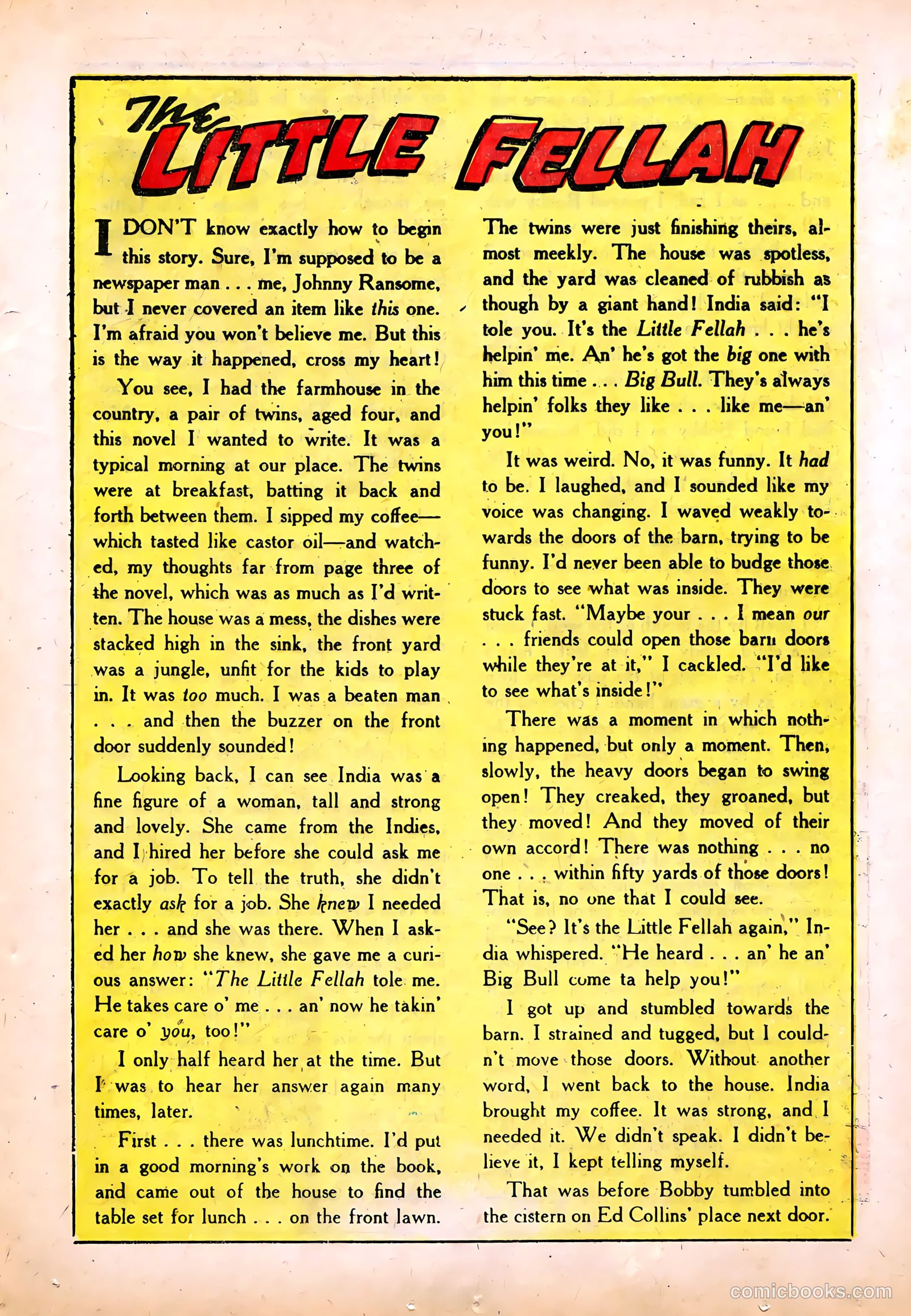 Adventures into the Unknown #8 (1949) — page 31 of 52