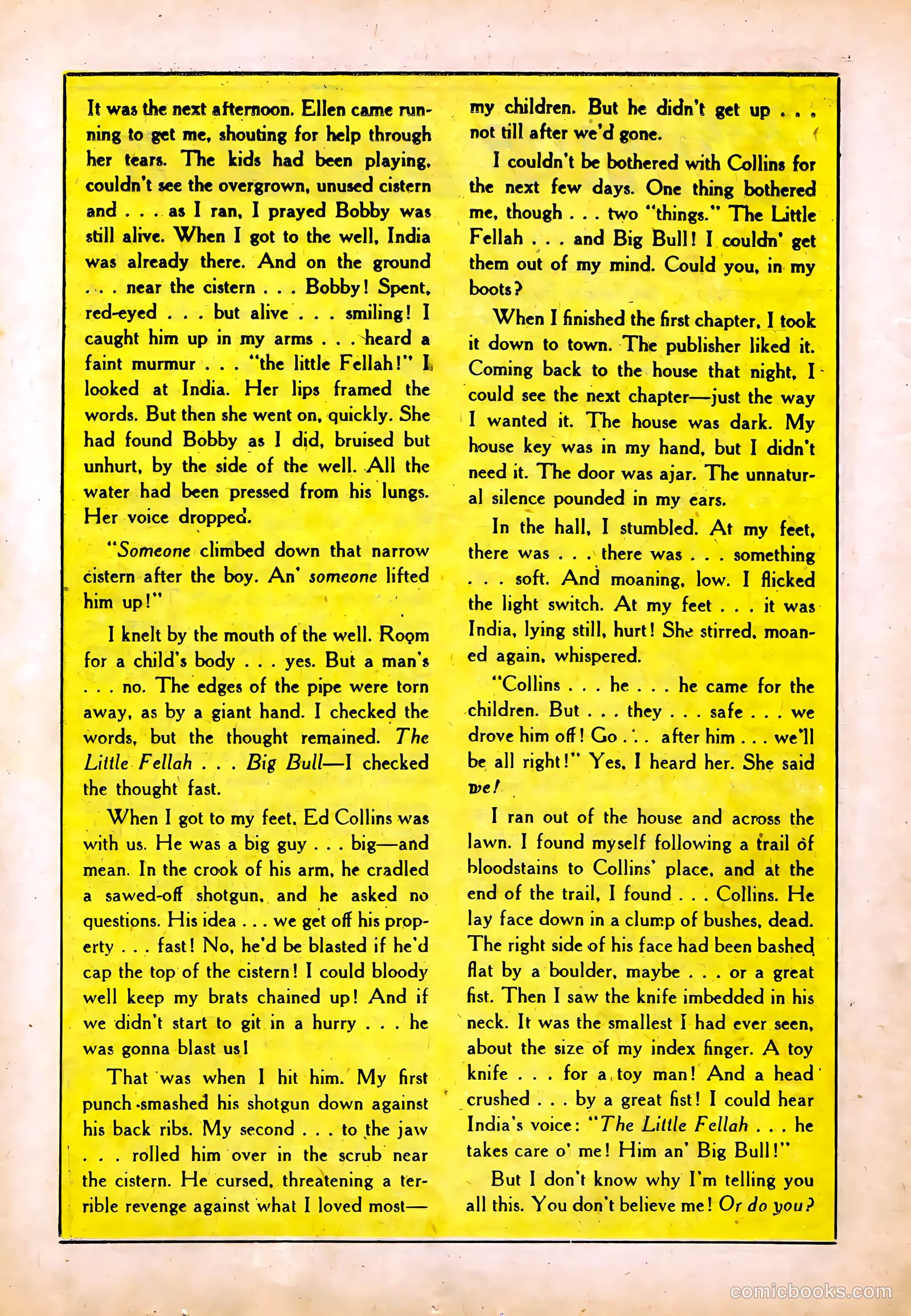 Adventures into the Unknown #8 (1949) — page 32 of 52