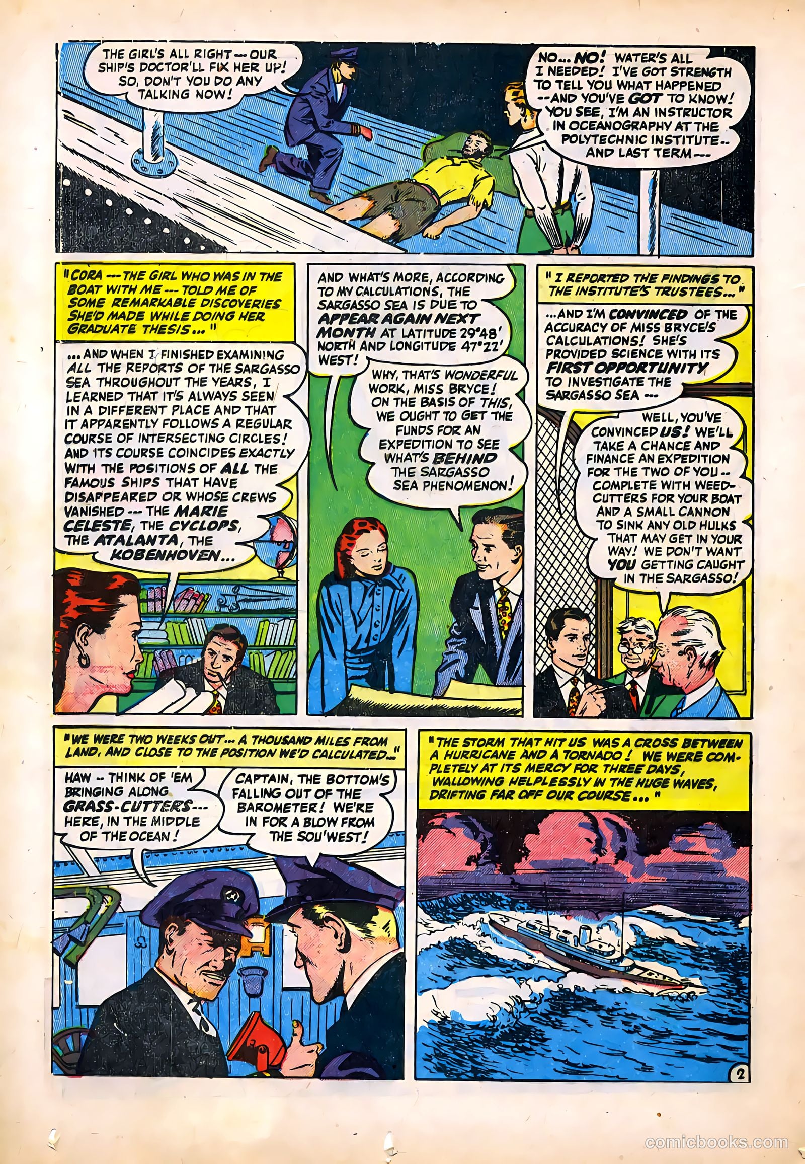 Adventures into the Unknown #8 (1949) — page 34 of 52