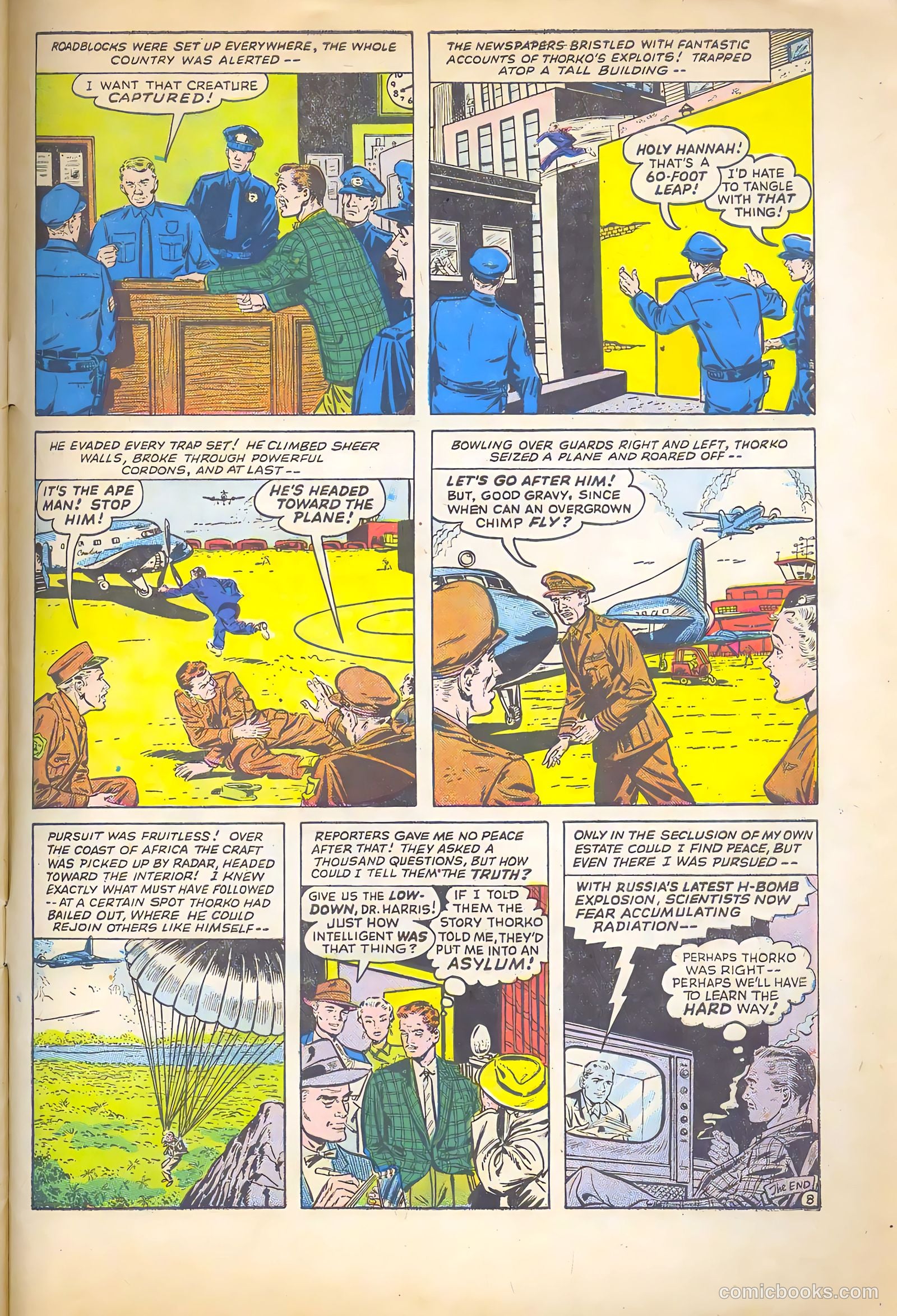 Adventures into the Unknown #80 (1957) — page 33 of 36