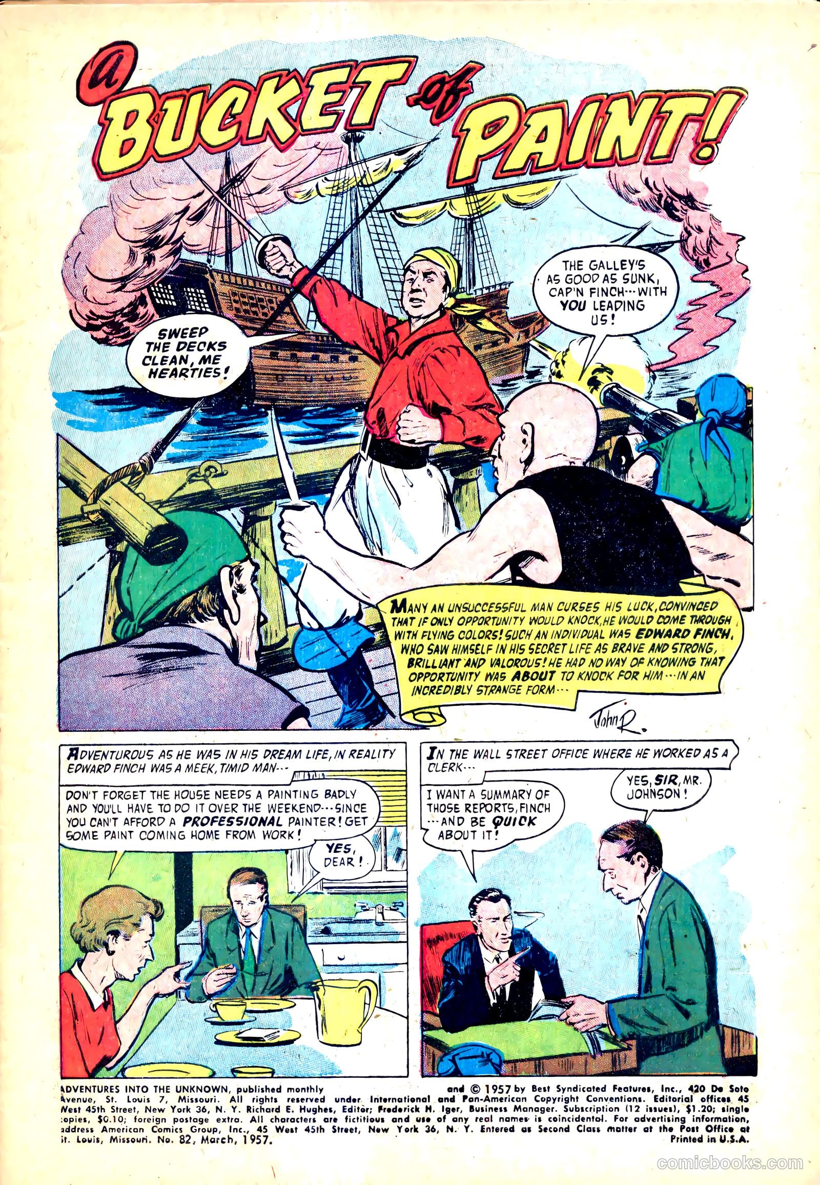 Adventures into the Unknown #82 (1957) — page 3 of 36