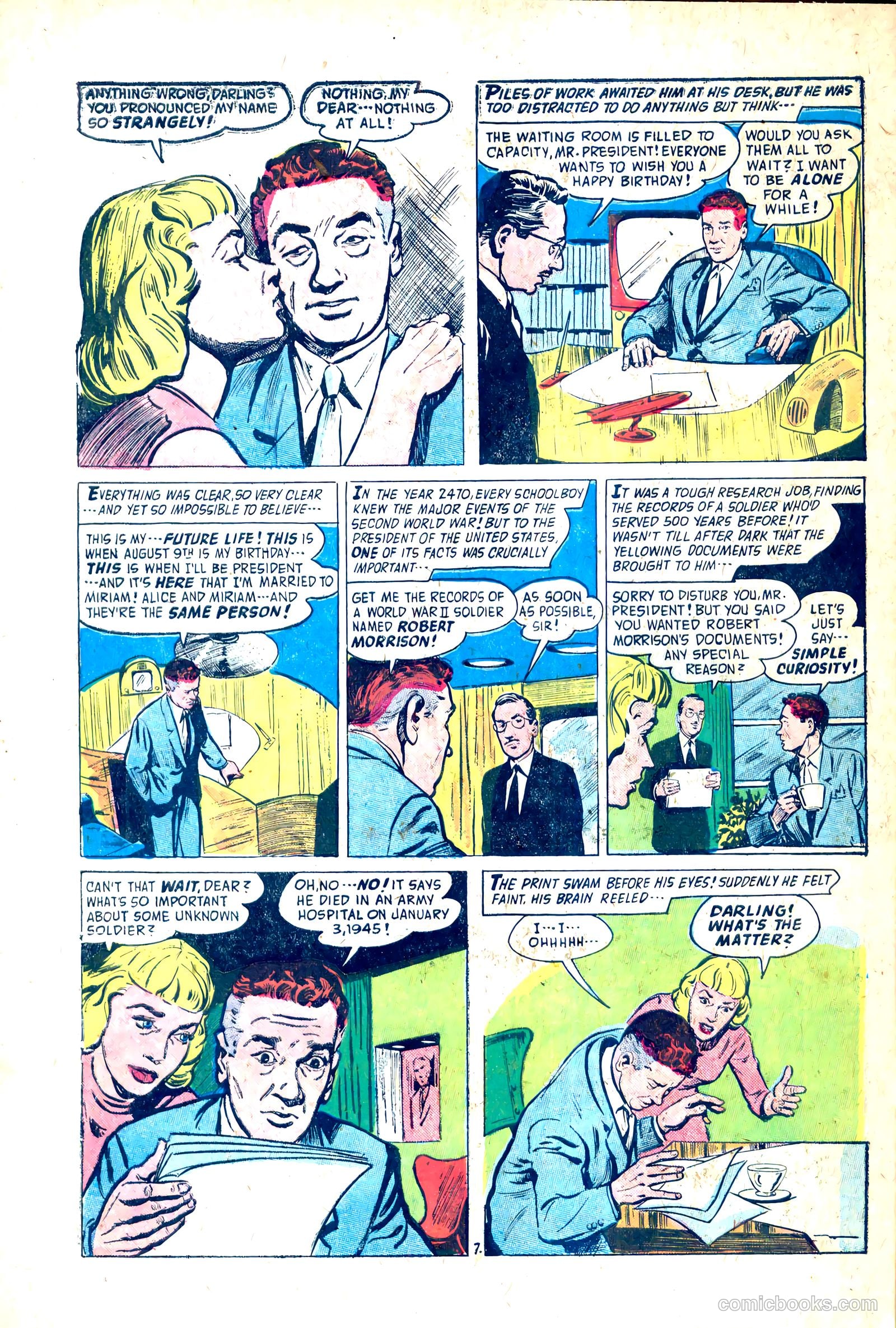 Adventures into the Unknown #82 (1957) — page 32 of 36