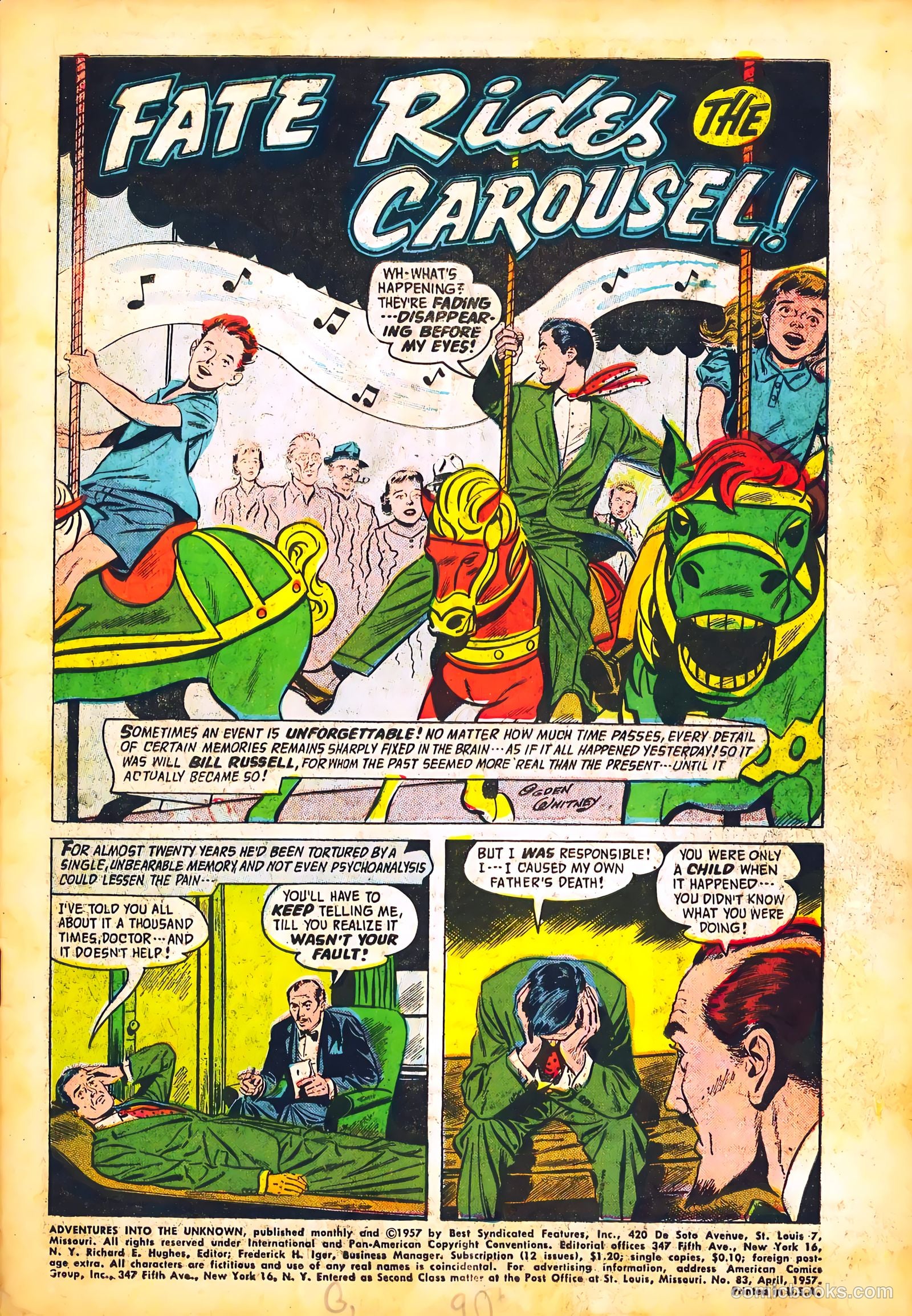 Adventures into the Unknown #83 (1957) — page 3 of 36